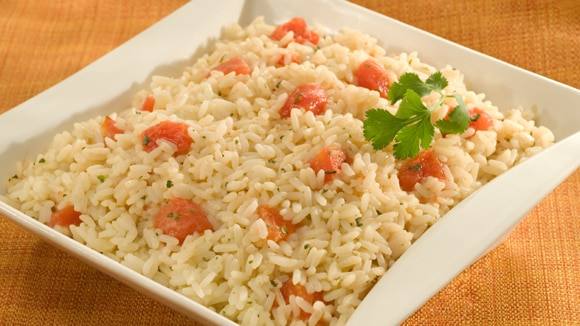 Cilantro Rice with Tomatoes
