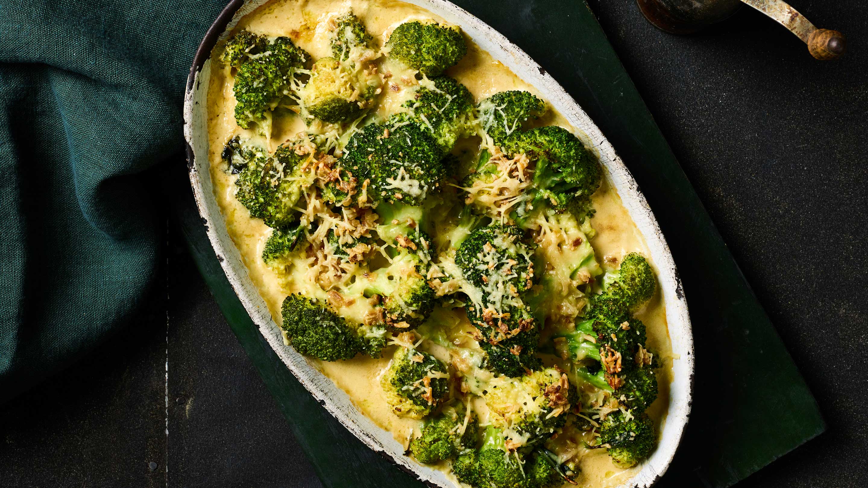 Creamy Broccoli Gratin