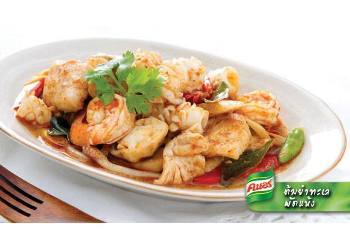 ต้มยำทะเลผัดแห้ง (สูตรสำเร็จ)