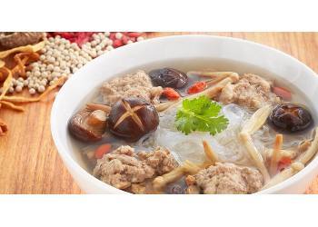 ต้มจืดวุ้นเส้นเห็ดหอมดอกไม้จีน