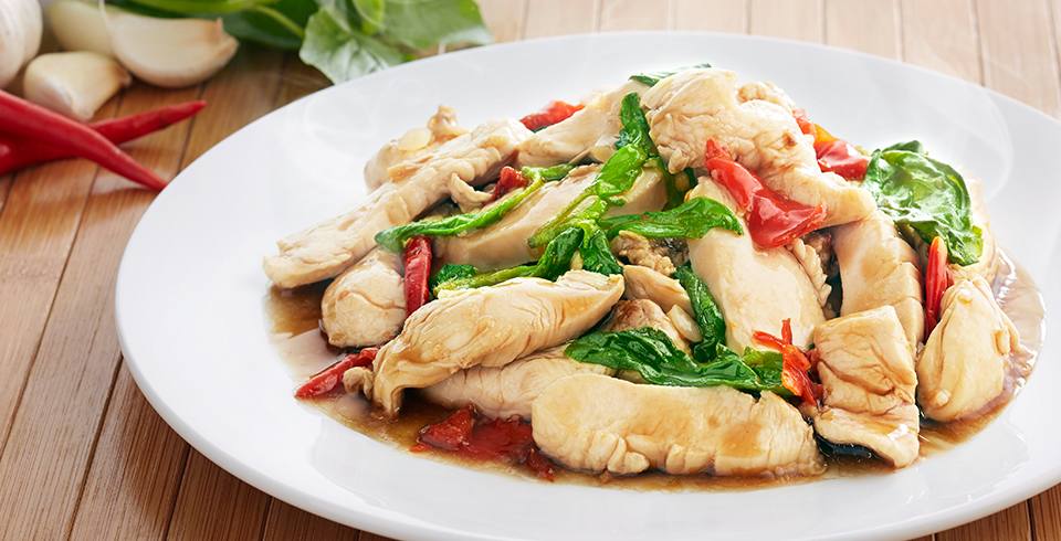 ผัดกะเพราไก่