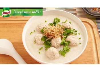 โจ๊กหมูก้อน และคัตสึโอะ