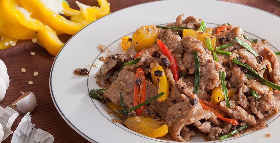 เนื้อวัวผัดเต้าซี่