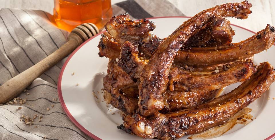 ซี่โครงหมูย่างน้ำผึ้ง