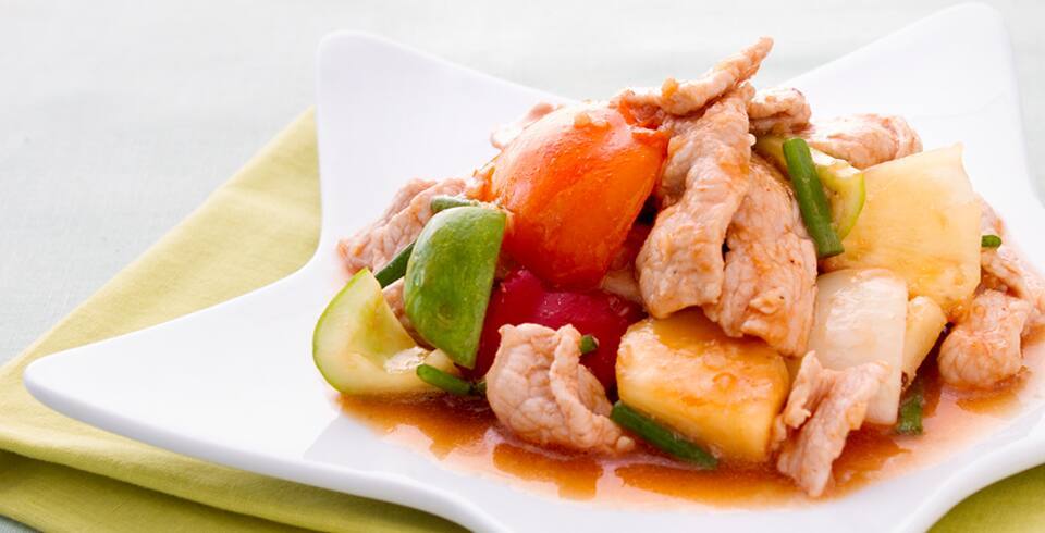 ผัดเปรี้ยวหวานหมู