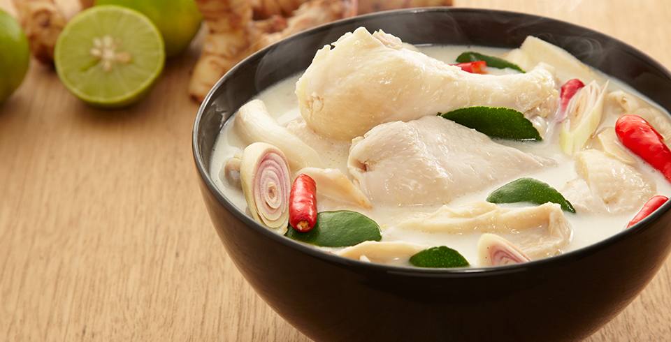 ต้มข่าน่องไก่