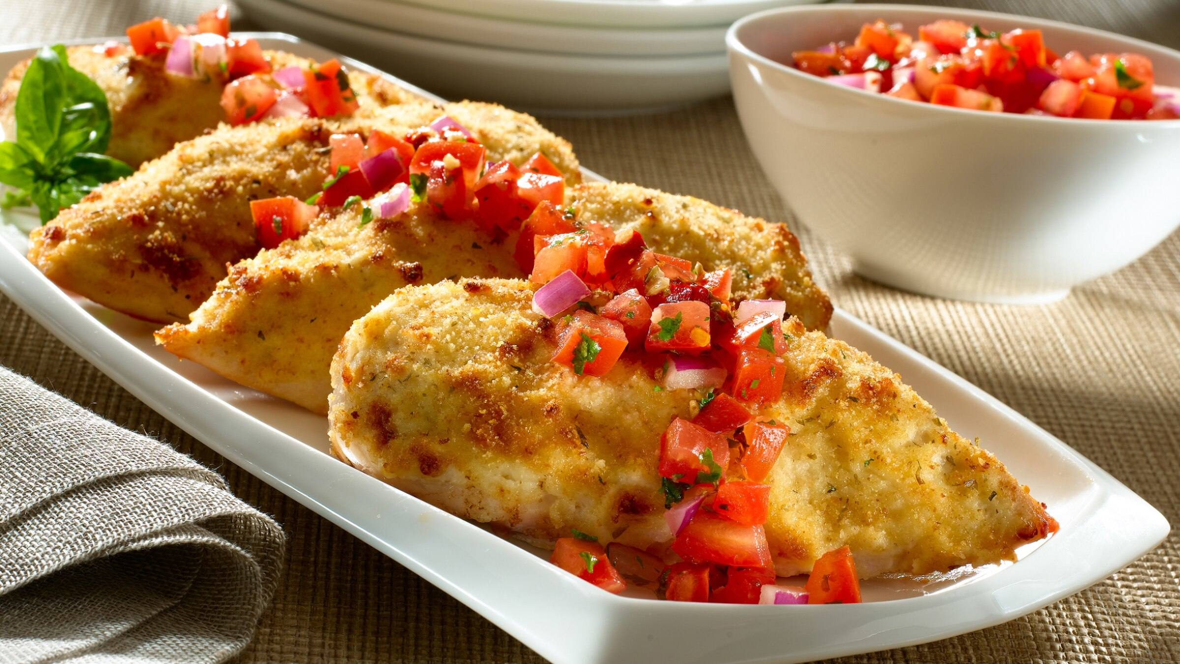 Parmesan Crusted Bruschetta Chicken Hellmann's US