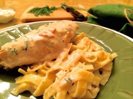 Savory Dill Chicken with Pasta