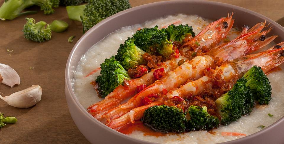 โจ๊กกุ้งซอสเอ็กซ์โอ