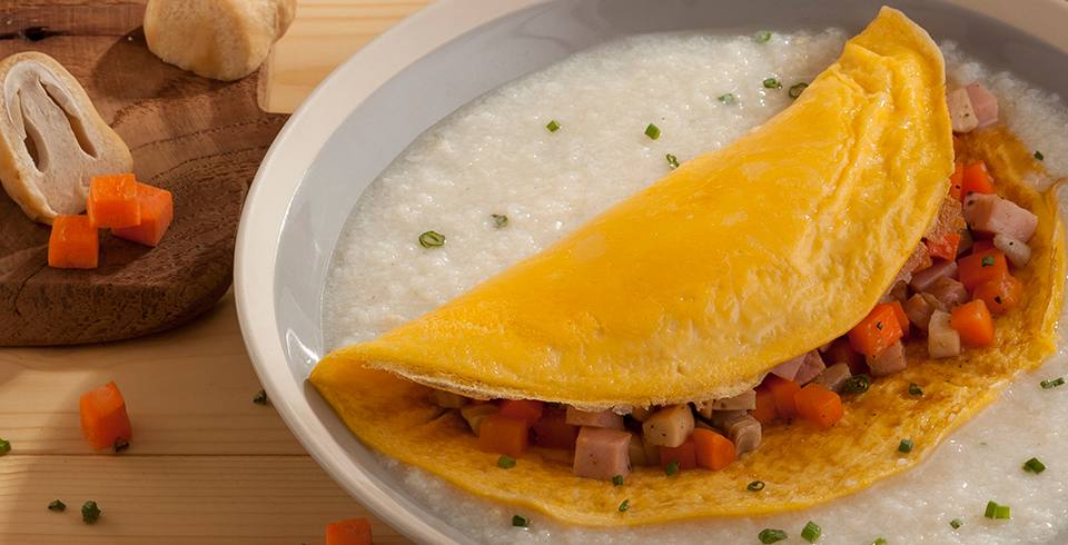 โจ๊กไข่ไส้ทะลัก