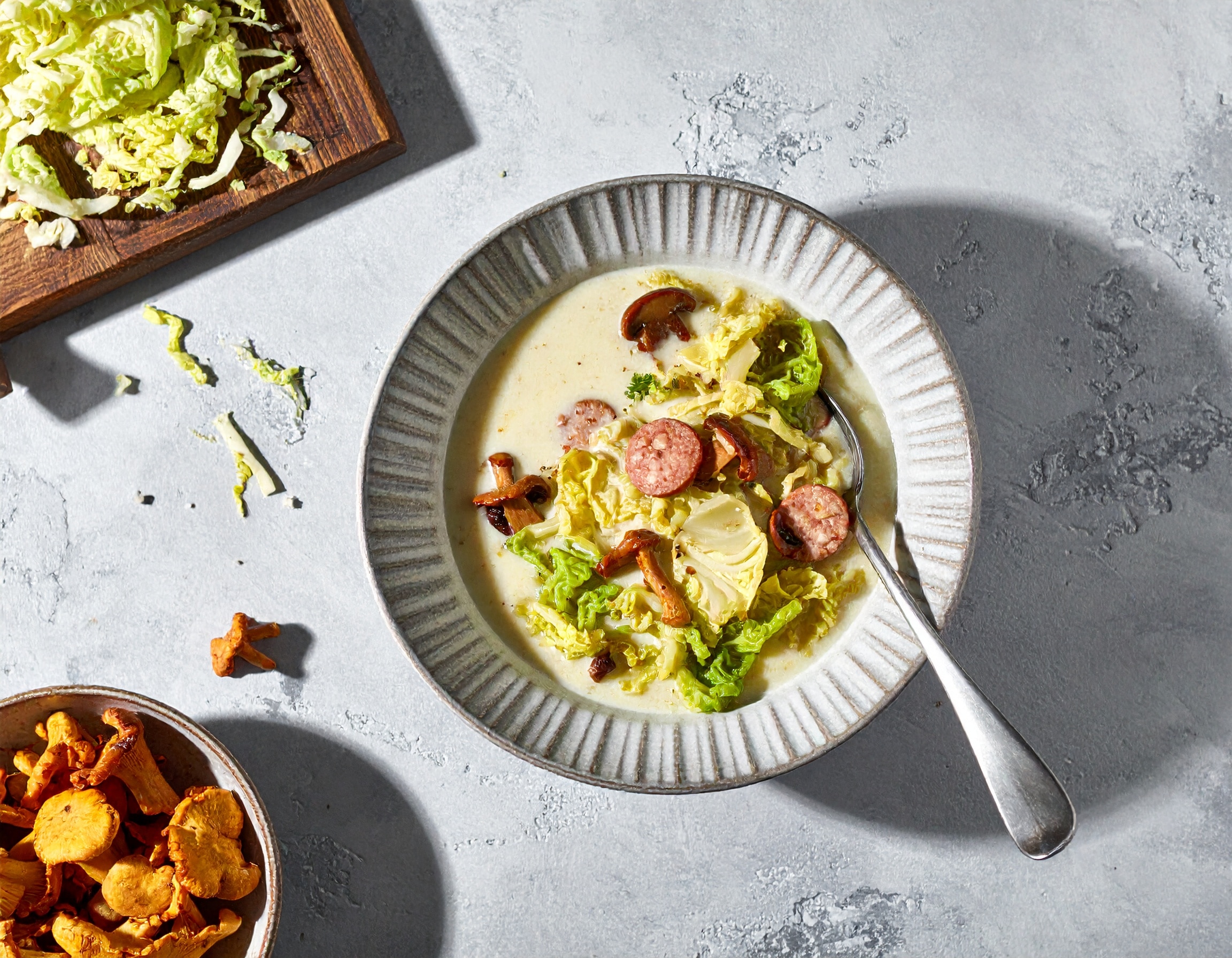 Knorr - Wirsingeintopf mit Mettenden Rezept 45 Min  recipe