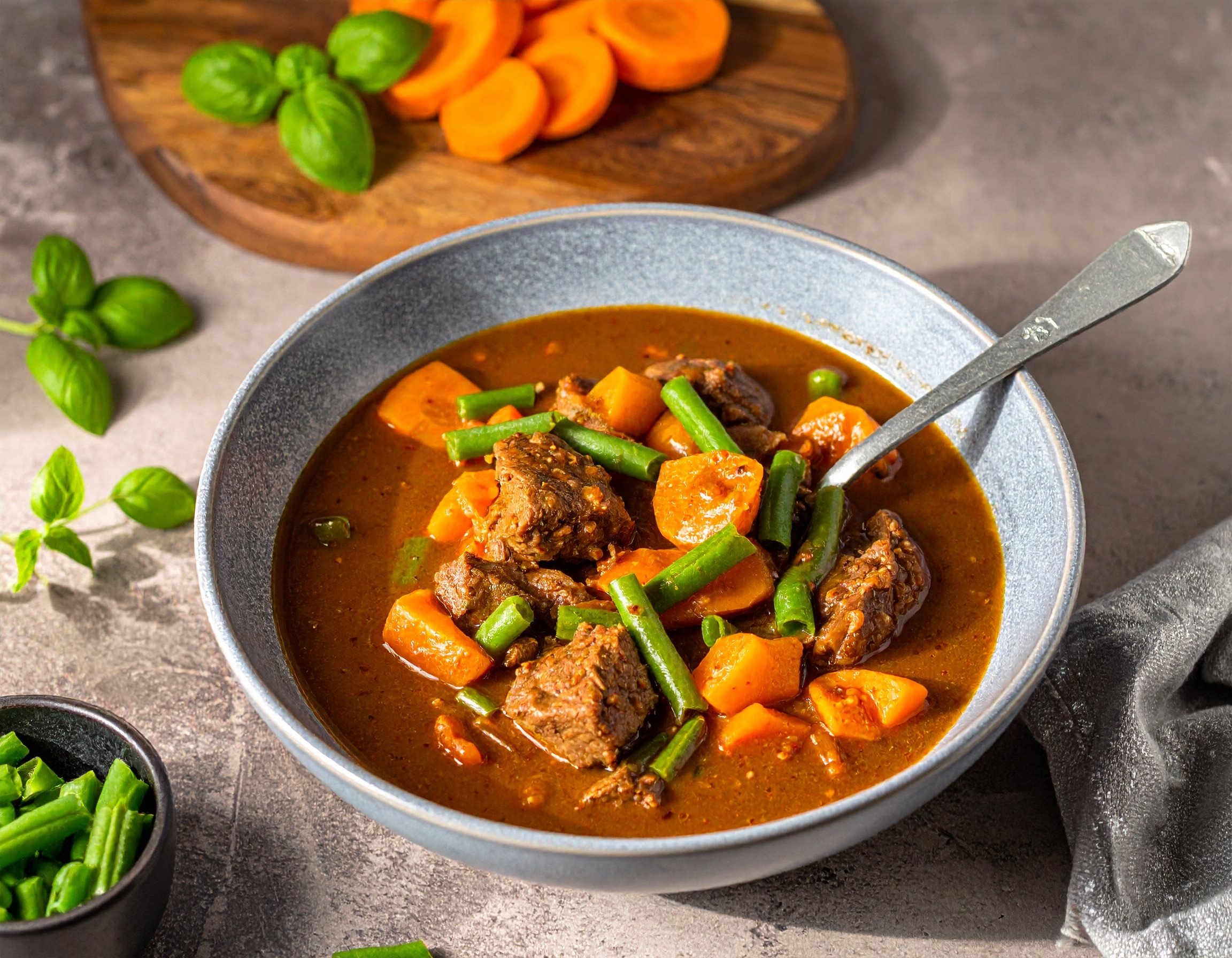 Knorr - Rindergulasch mit grünen Bohnen