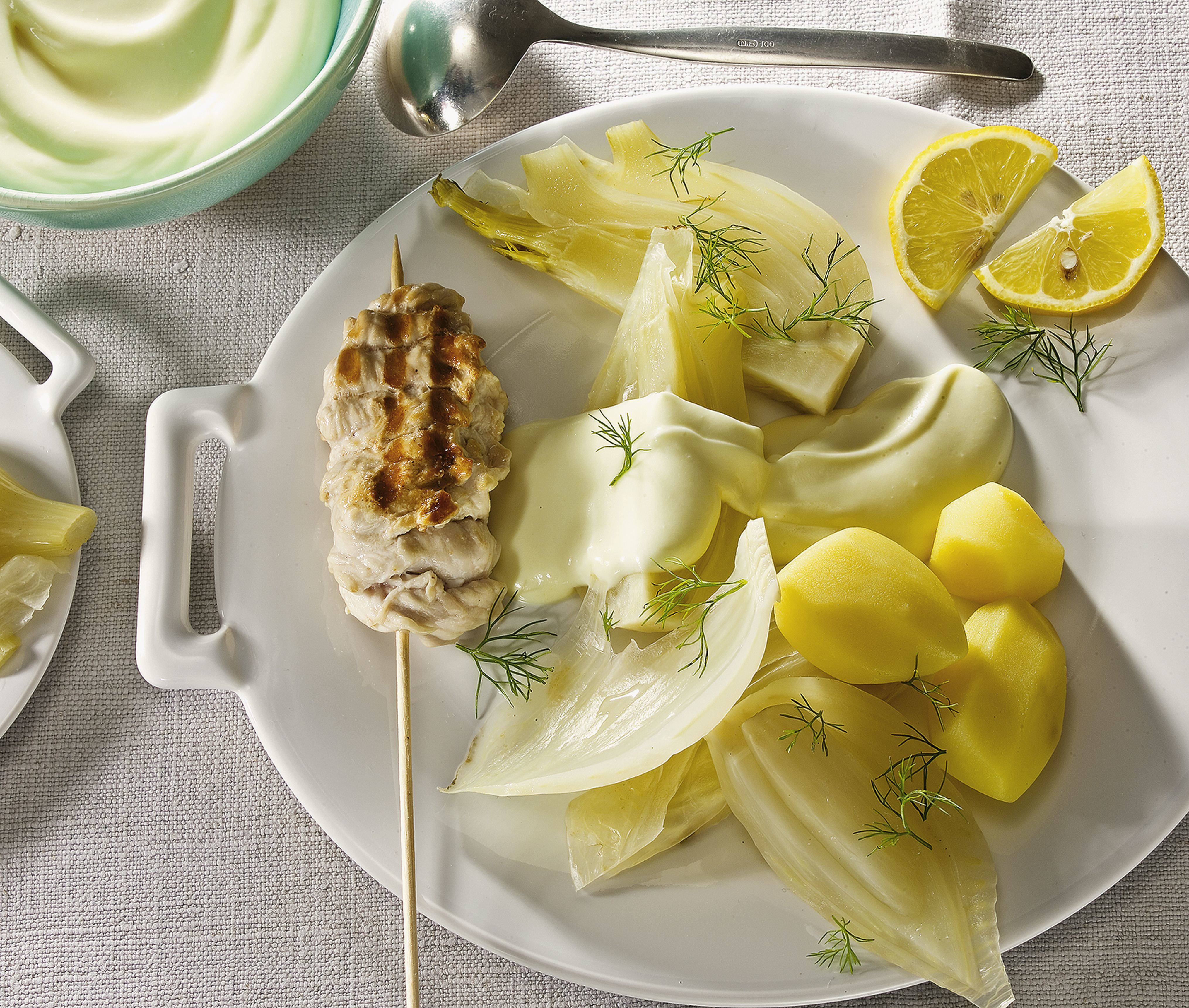 Knorr - Saté-Spieße mit Fenchel