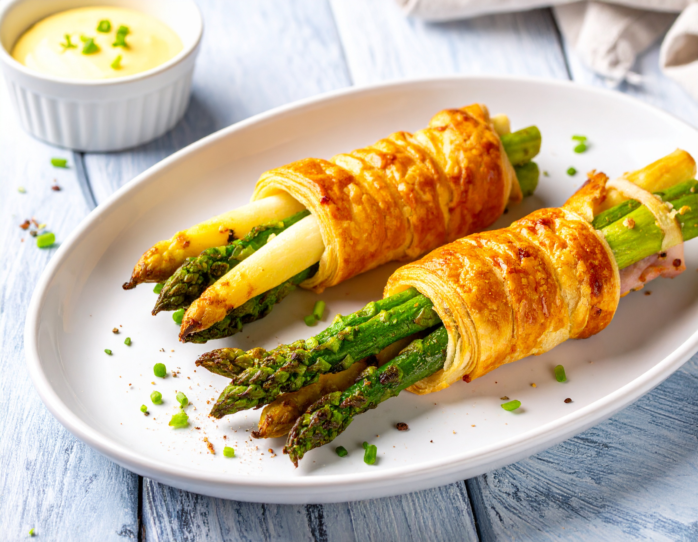 Knorr - Spargel im Blätterteig Rezept 50 Min  recipe
