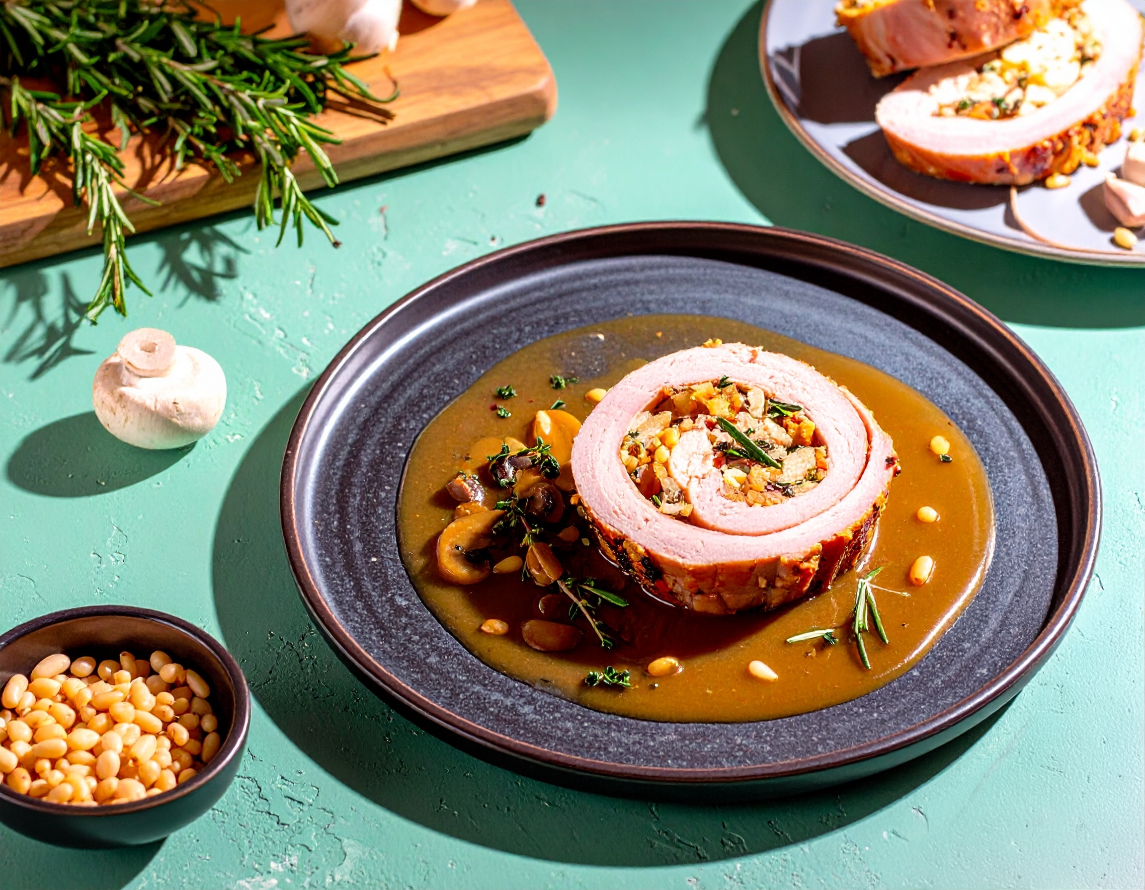 Knorr - Gefüllter Schweinebraten 1 H 45 Min  recipe