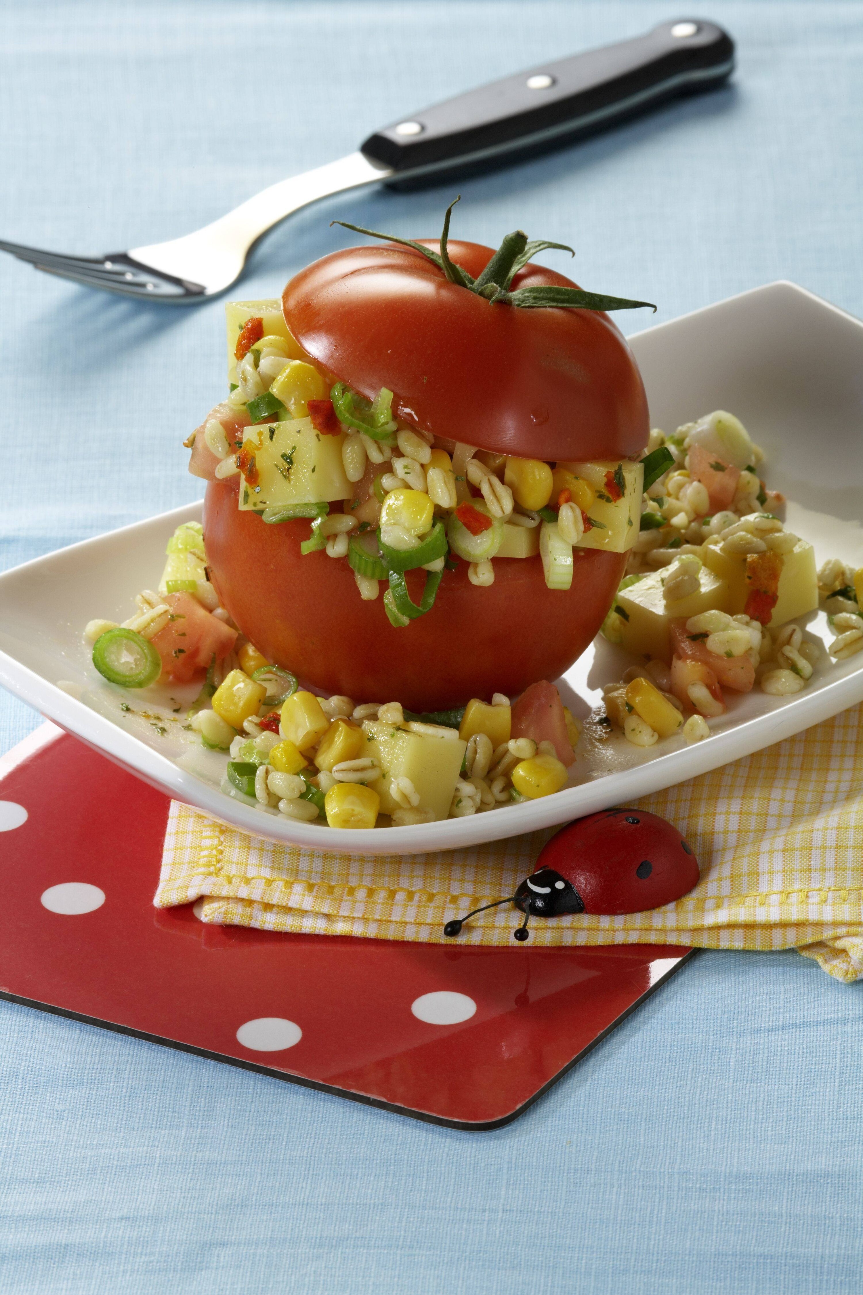 Knorr - Zartweizen-Salat in der Tomate