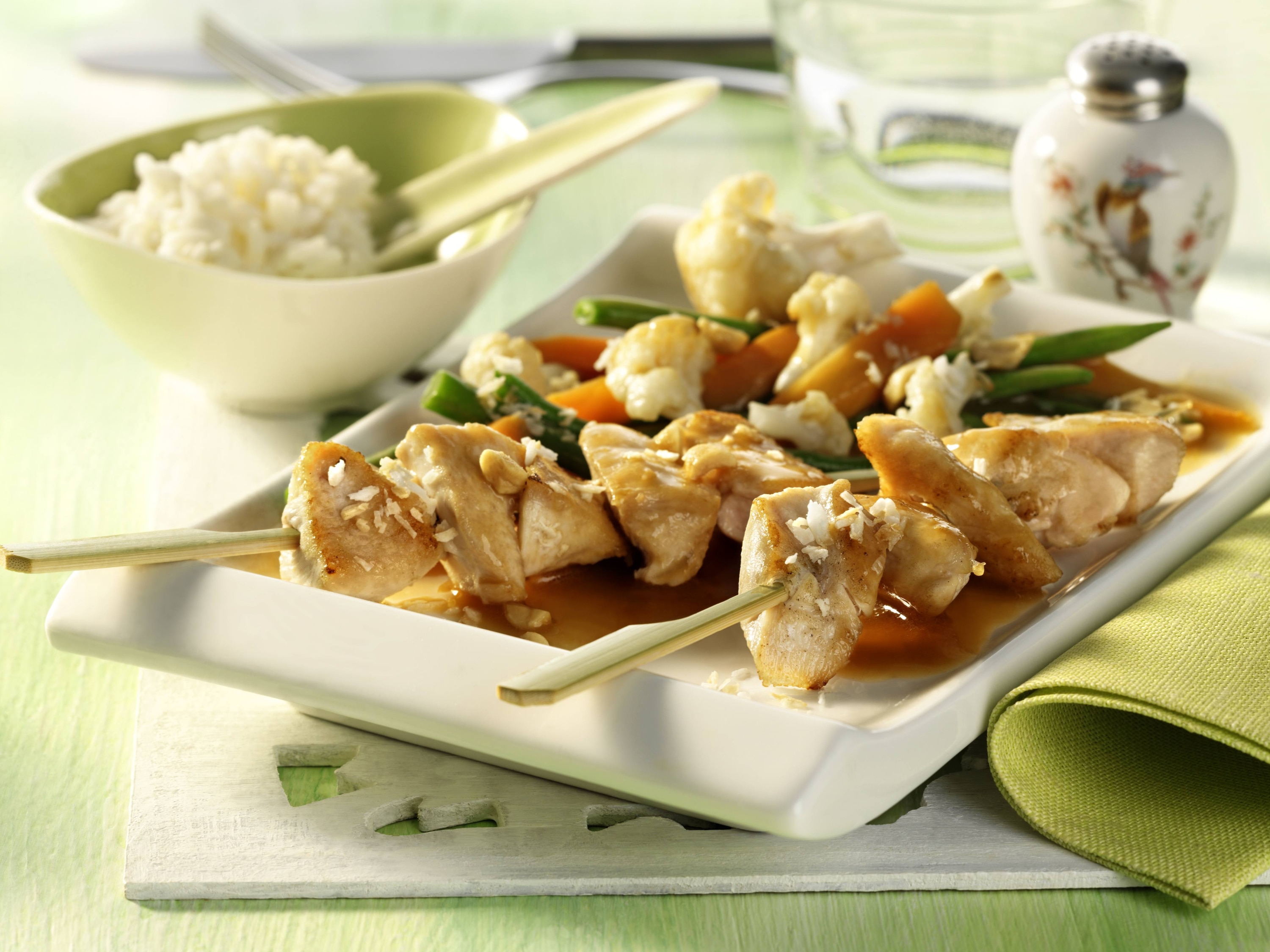 Knorr - Hähnchenspieße mit Asia-Gemüse