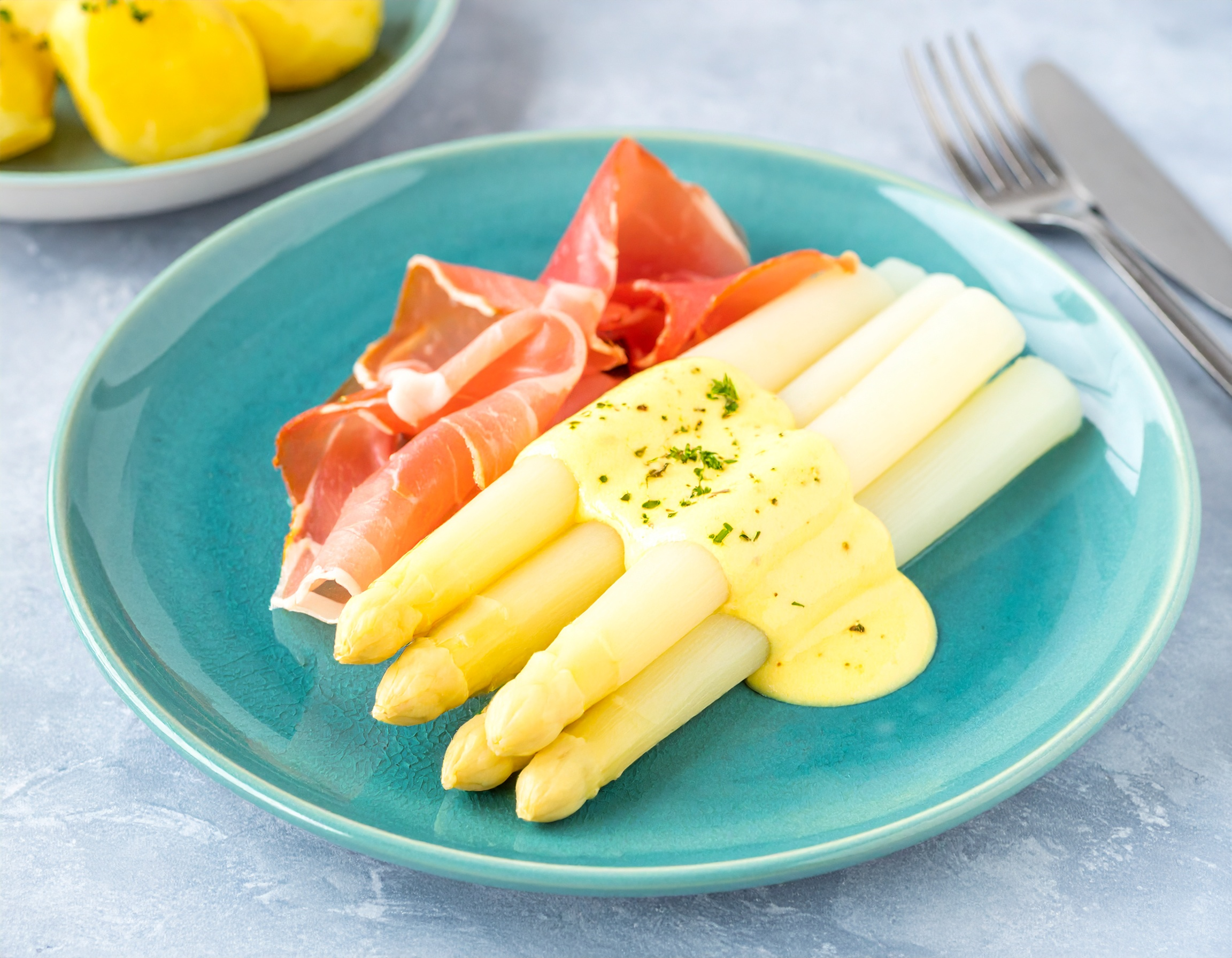 Knorr - Spargel mit Kerbelsauce 45 Min  recipe