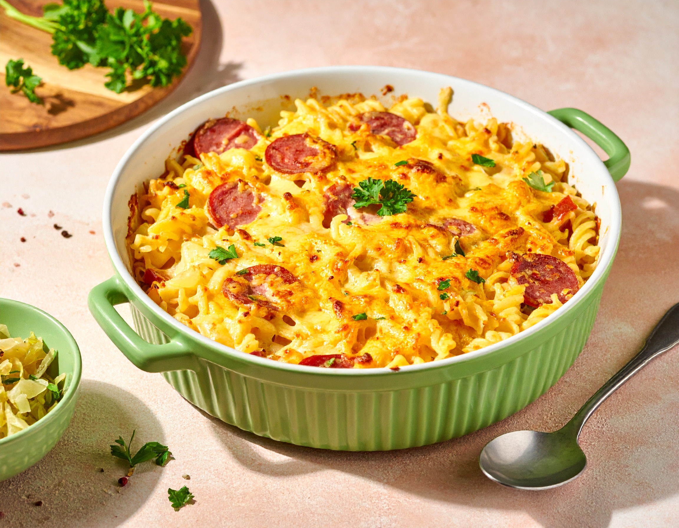 Knorr - Nudel-Gratin mit Kraut und Würstchen 40 Min  recipe