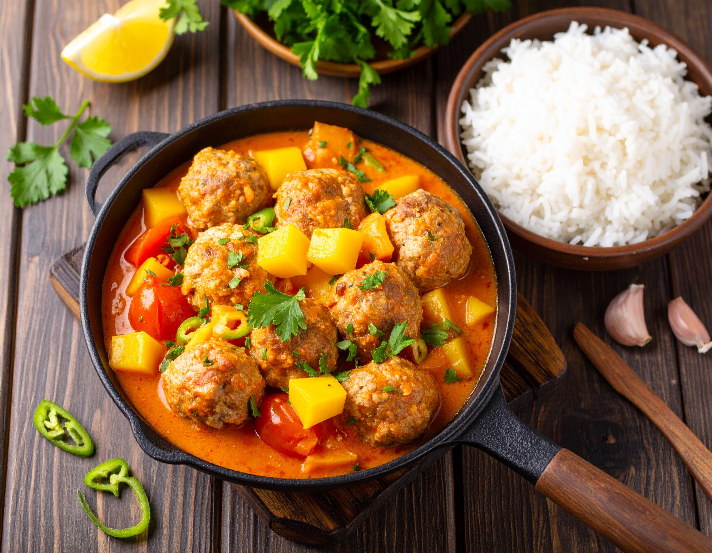 Knorr - Hackbällchen in fruchtiger Tomatensauce 45 Min  recipe