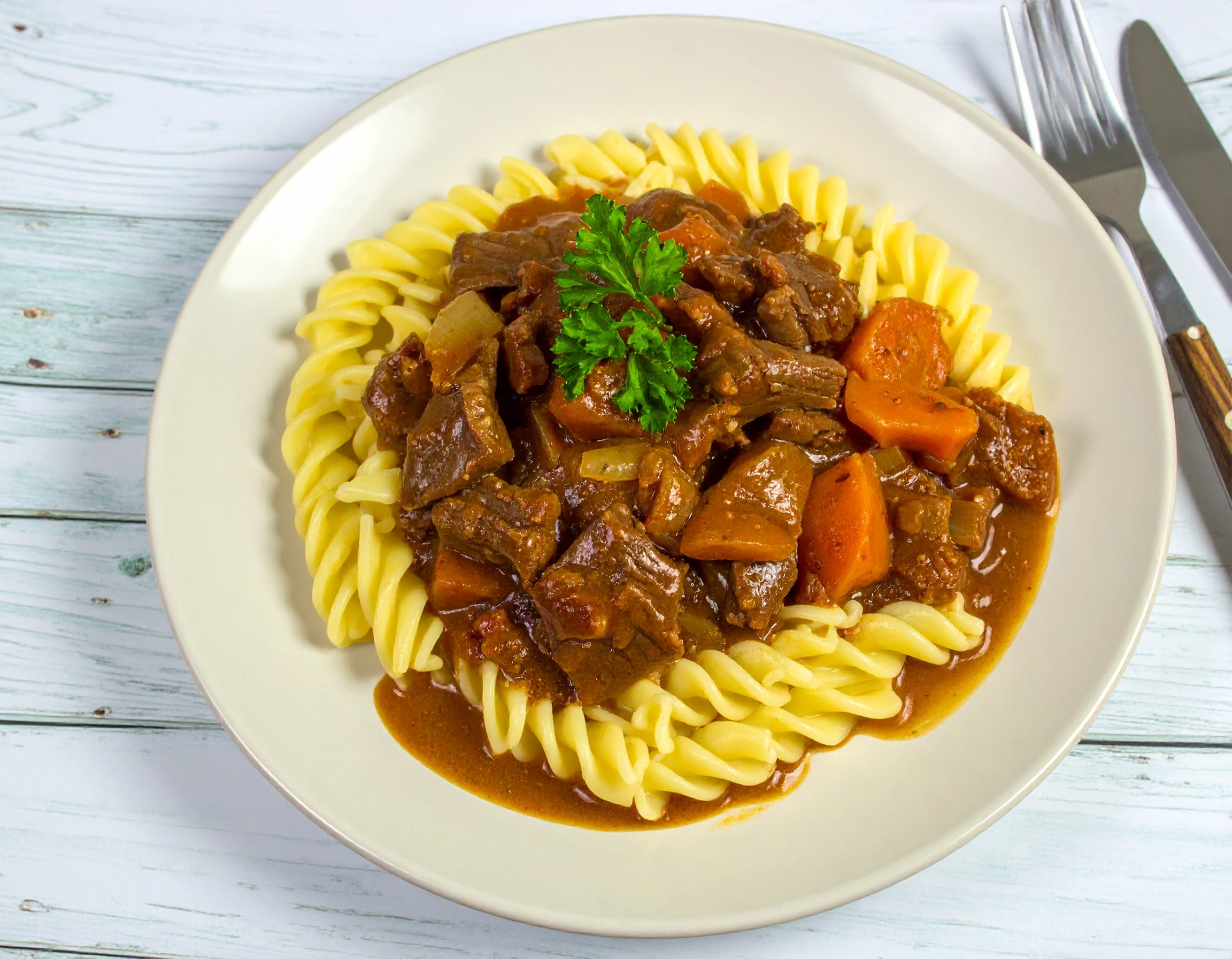 Knorr - Rindergeschnetzeltes mit Karotten