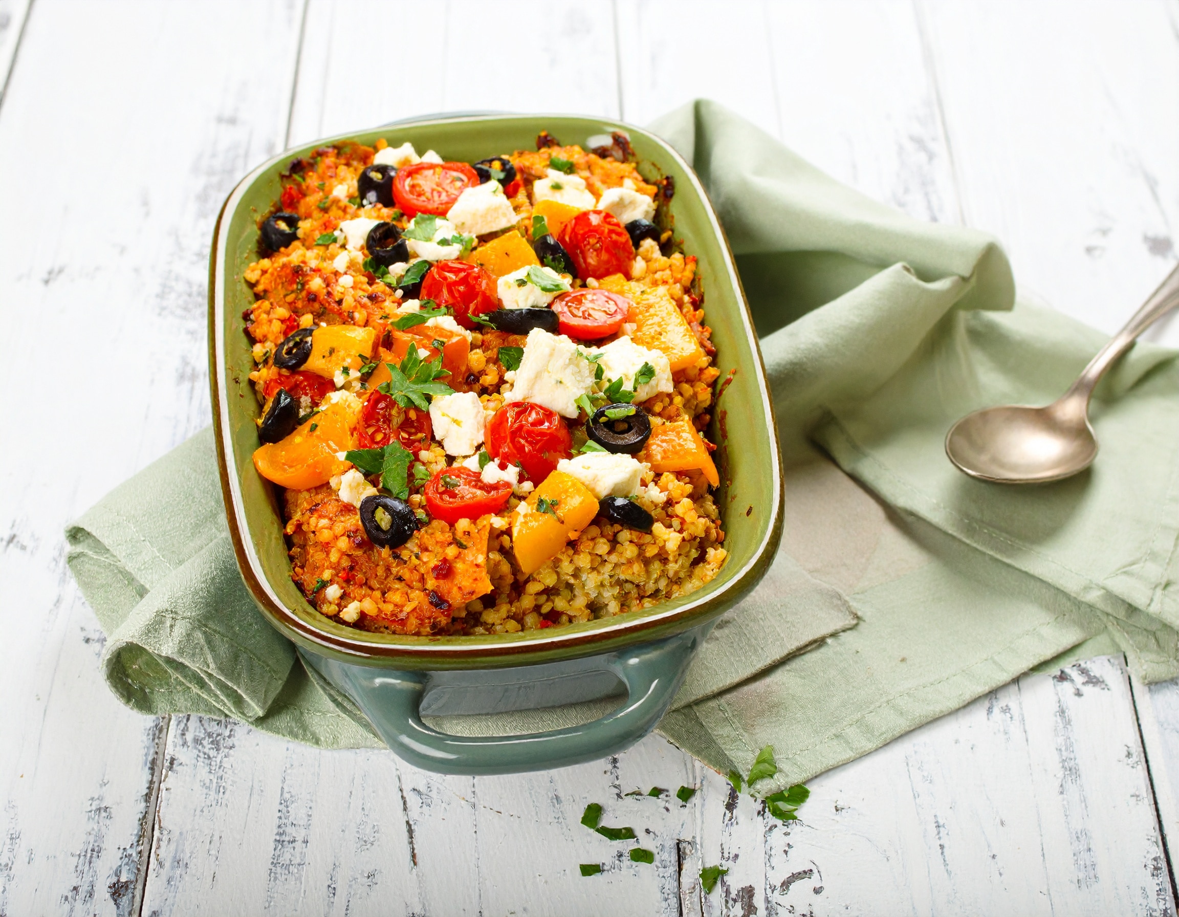Knorr - Hirse Auflauf mit Feta