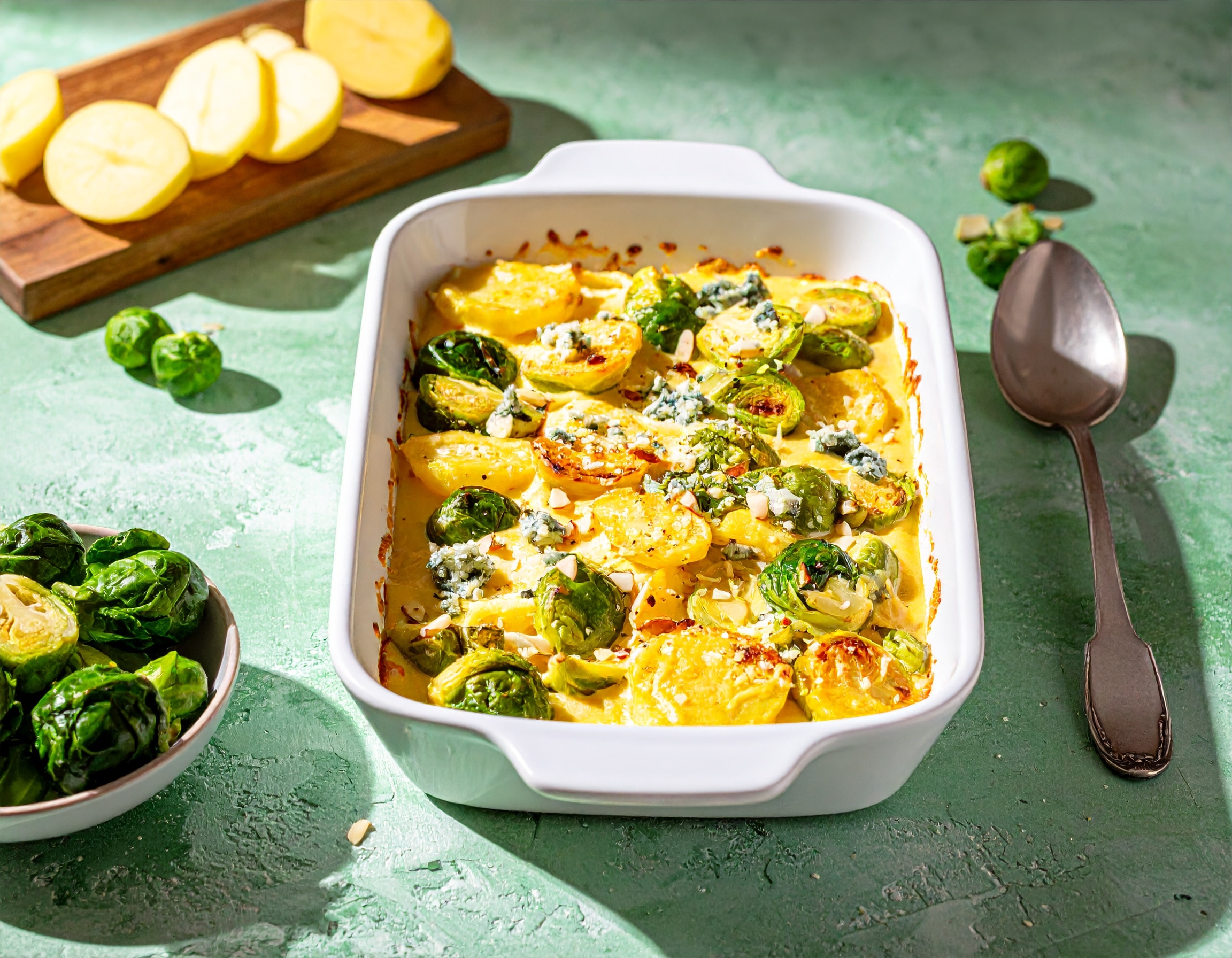 Knorr - Rosenkohl Kartoffel Auflauf 60 Min  recipe