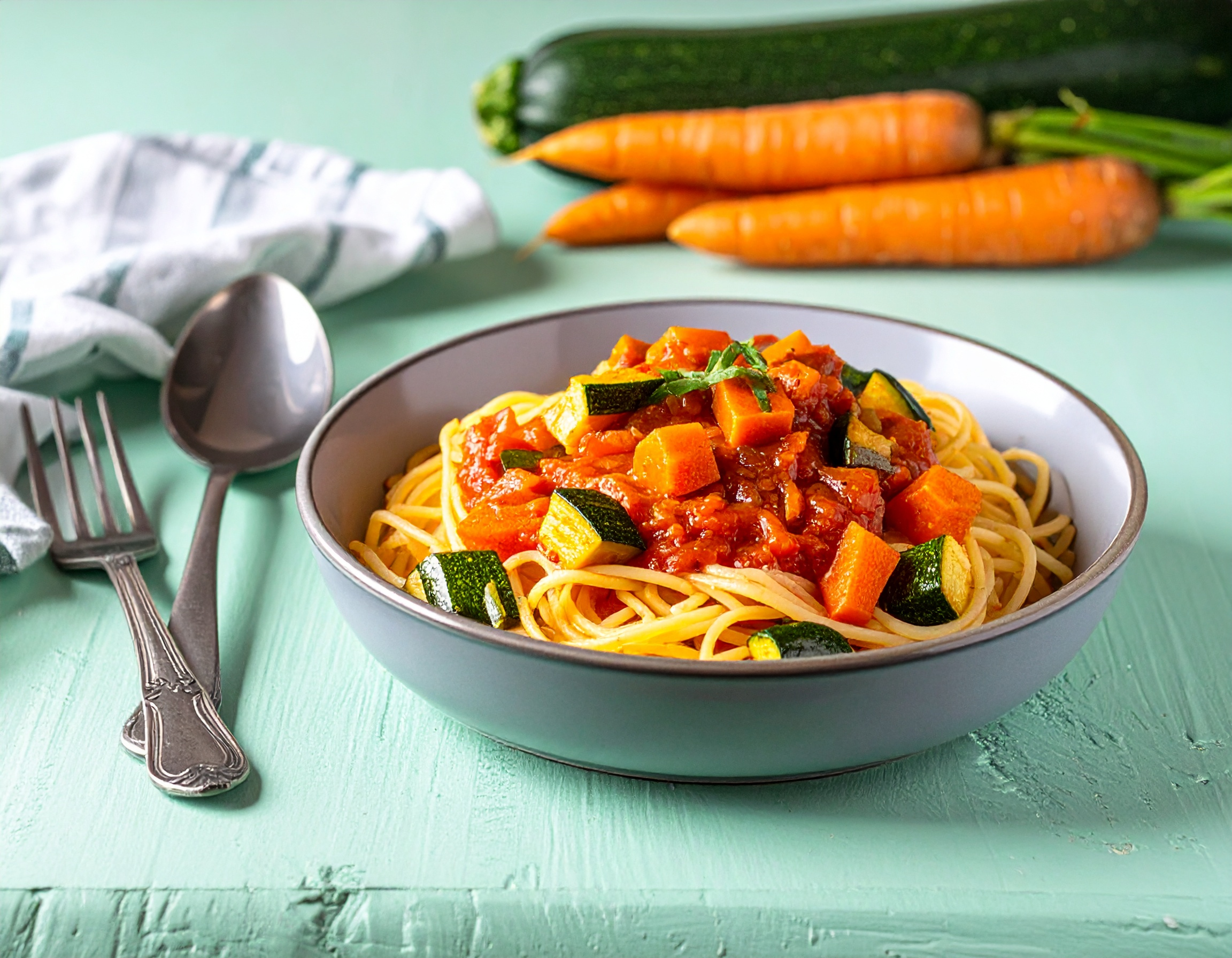 Knorr - Vegane Spaghetti mit Gemüse-Bolognese