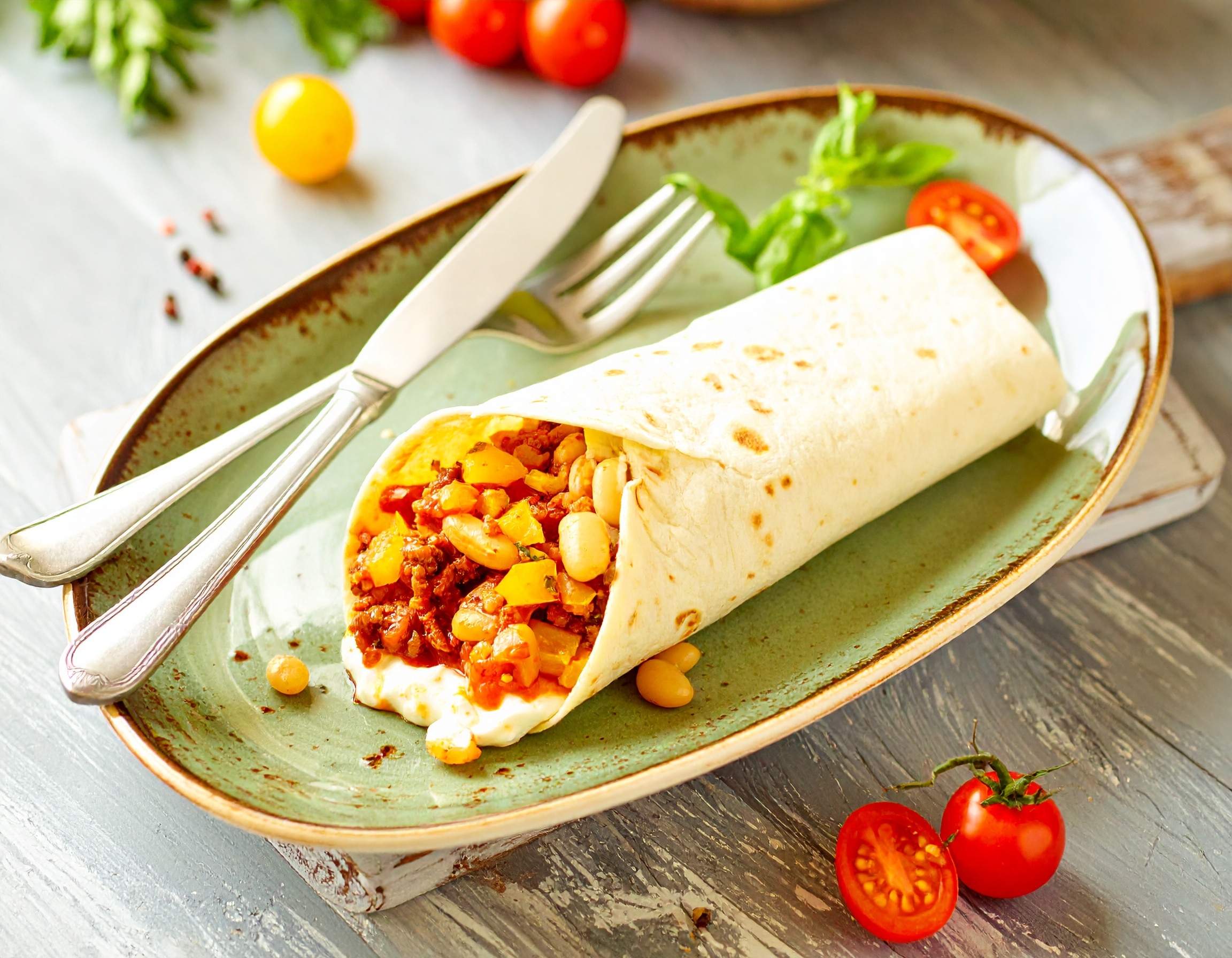 Knorr - Wraps mit Chili con Carne 35 Min  recipe