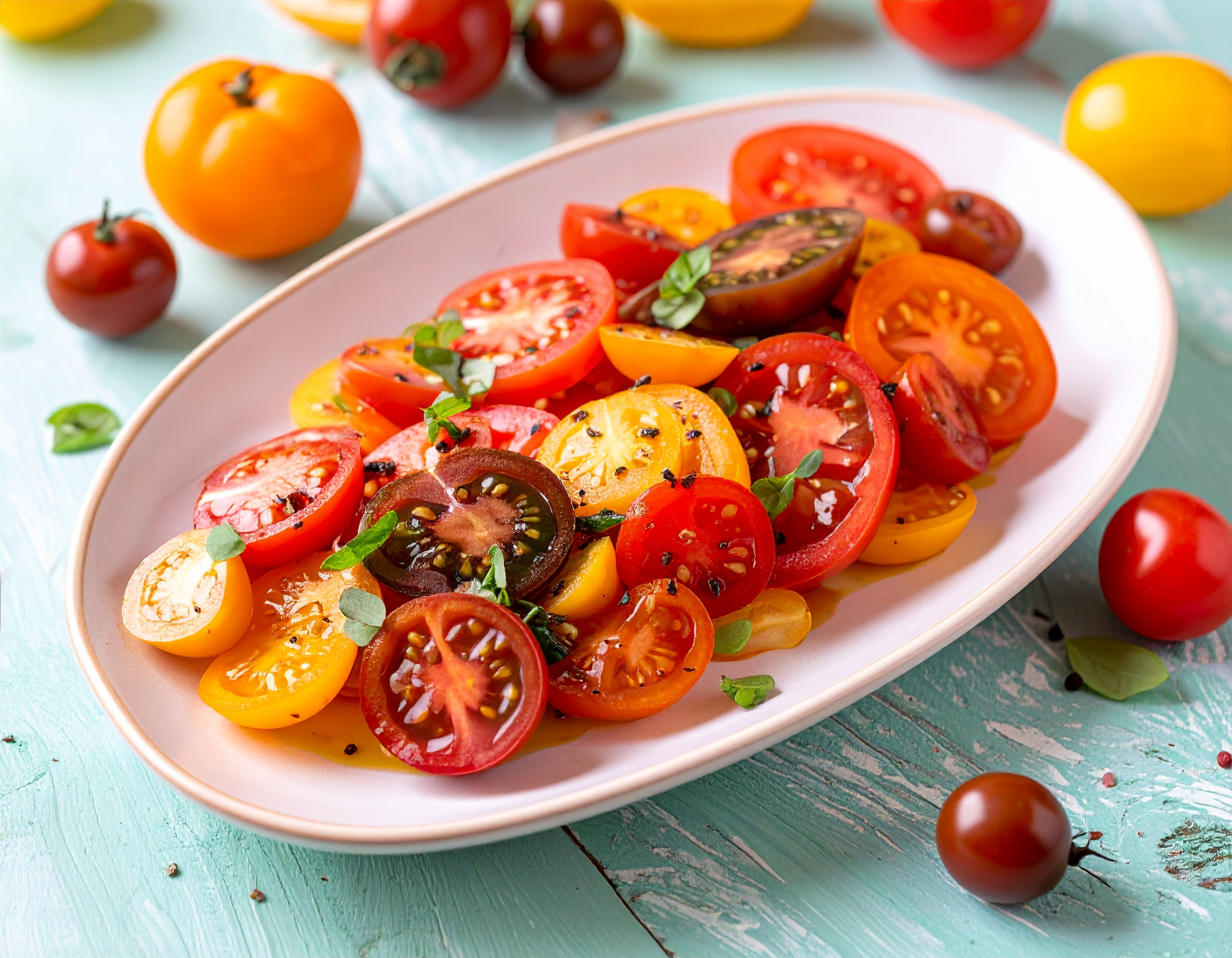 Knorr - Bunter Tomatensalat 10 Min  recipe