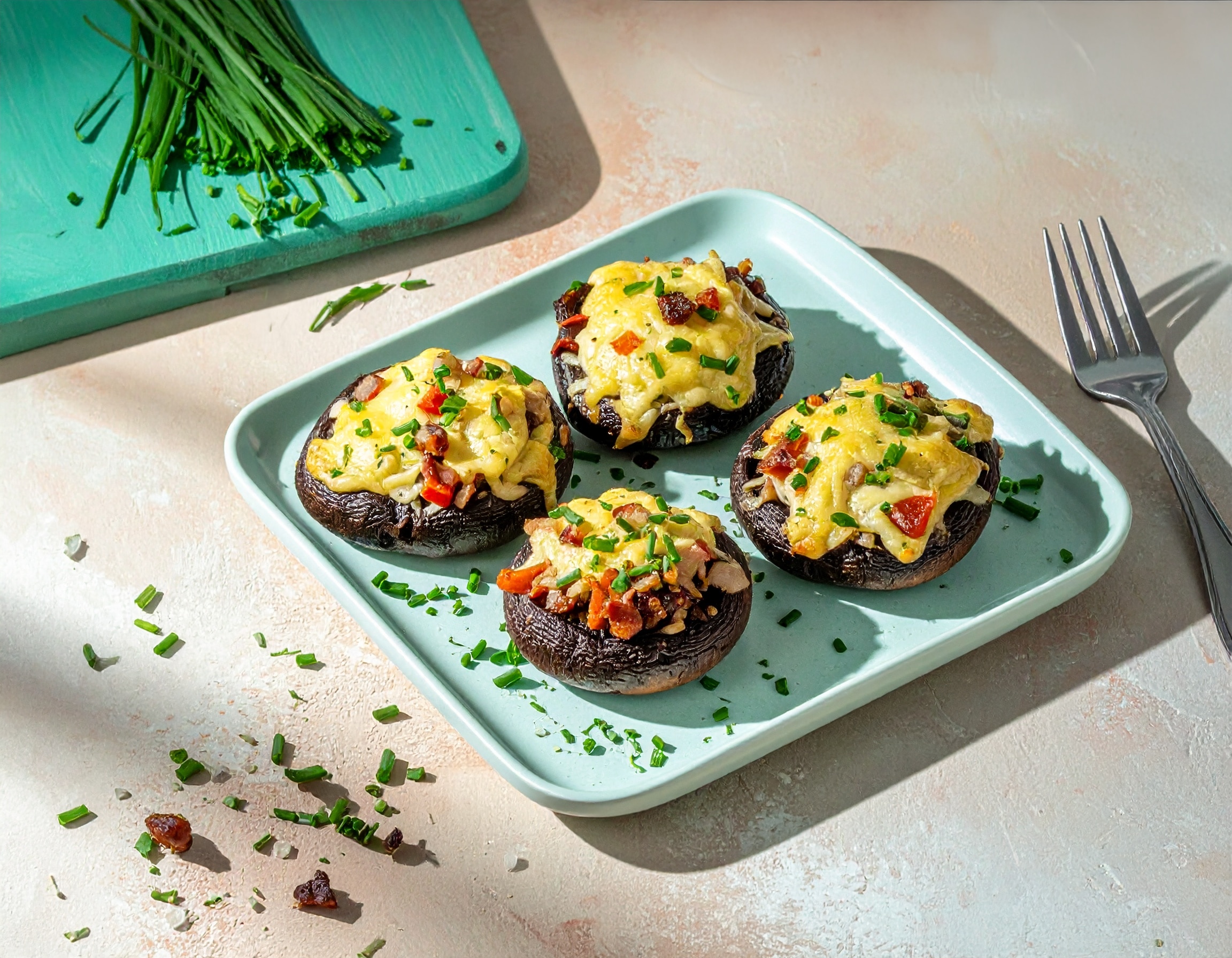 Knorr - Gefüllte Champignons 40 Min  recipe