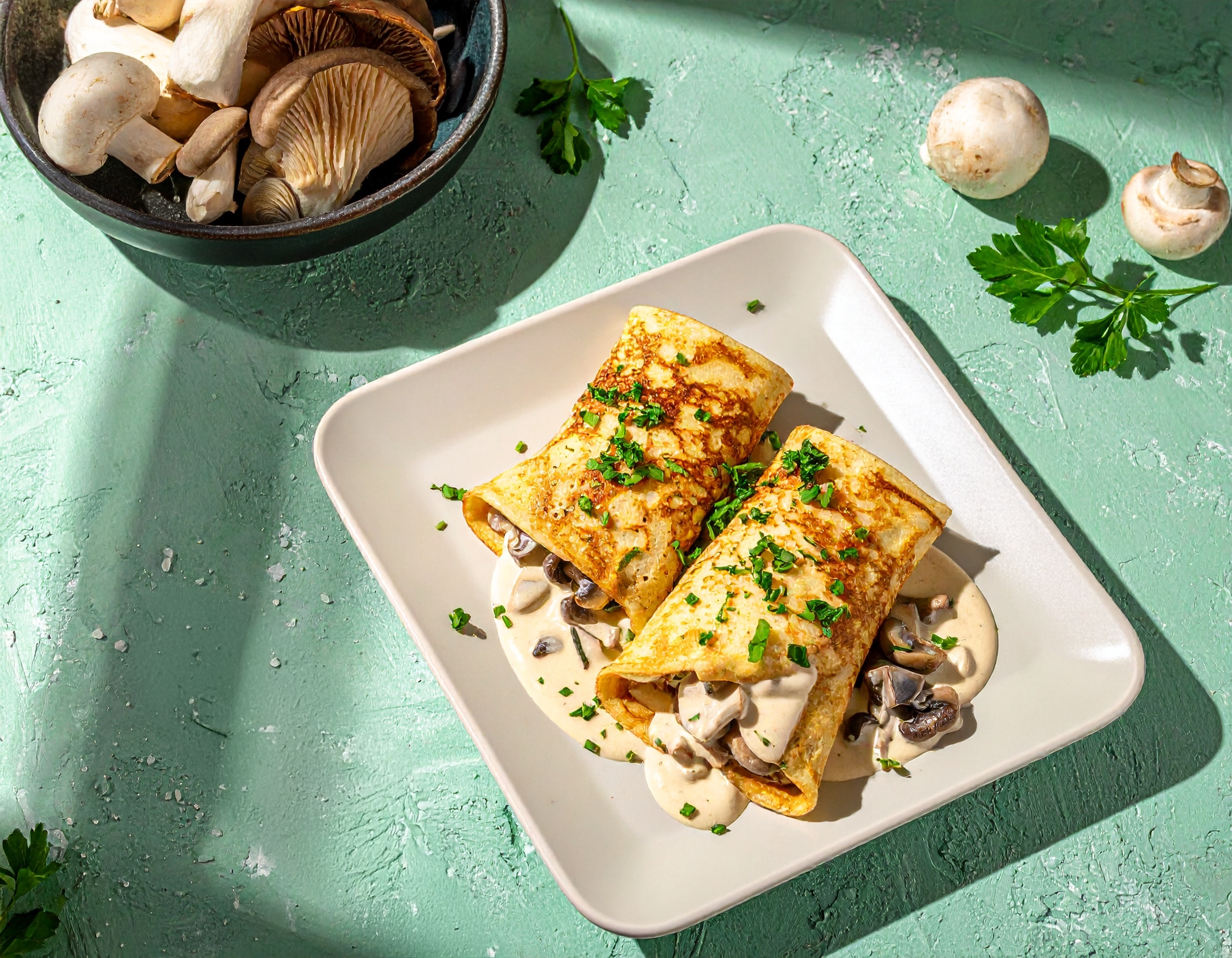 Knorr - Pilz-Pfannkuchen-Wraps