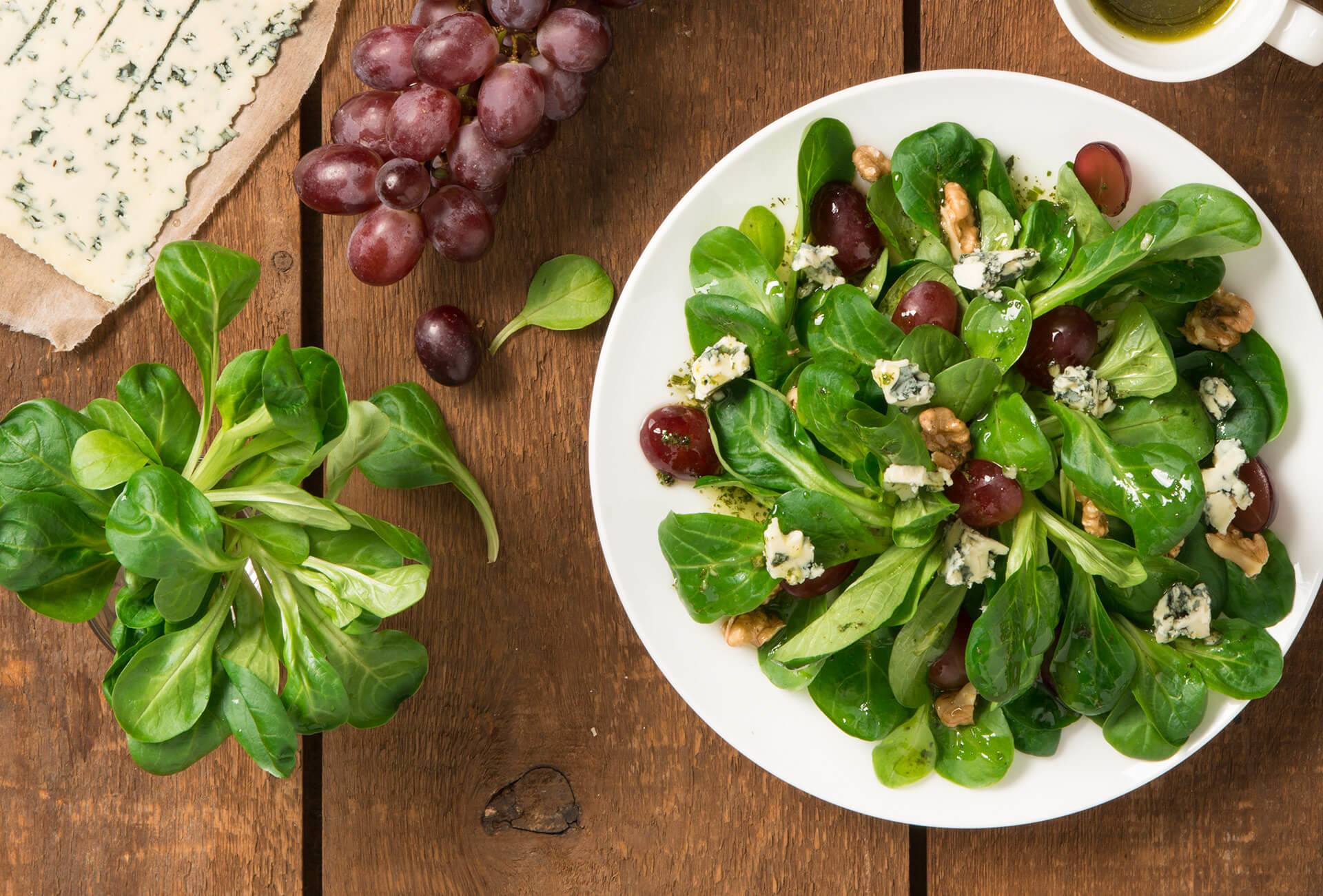 Feldsalat mit Weintrauben | Knorr