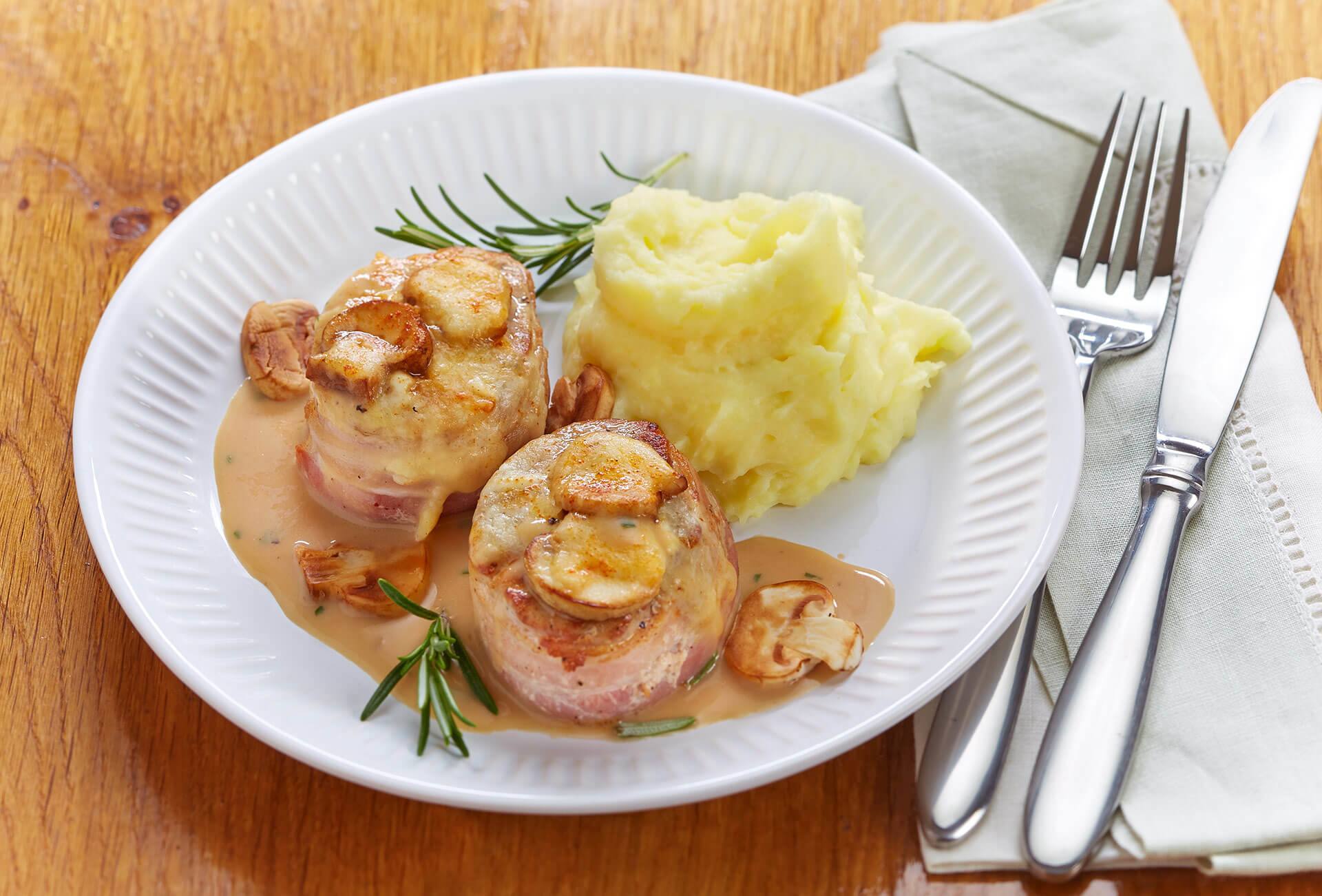Knorr - Gratinierte Schweinemedaillons