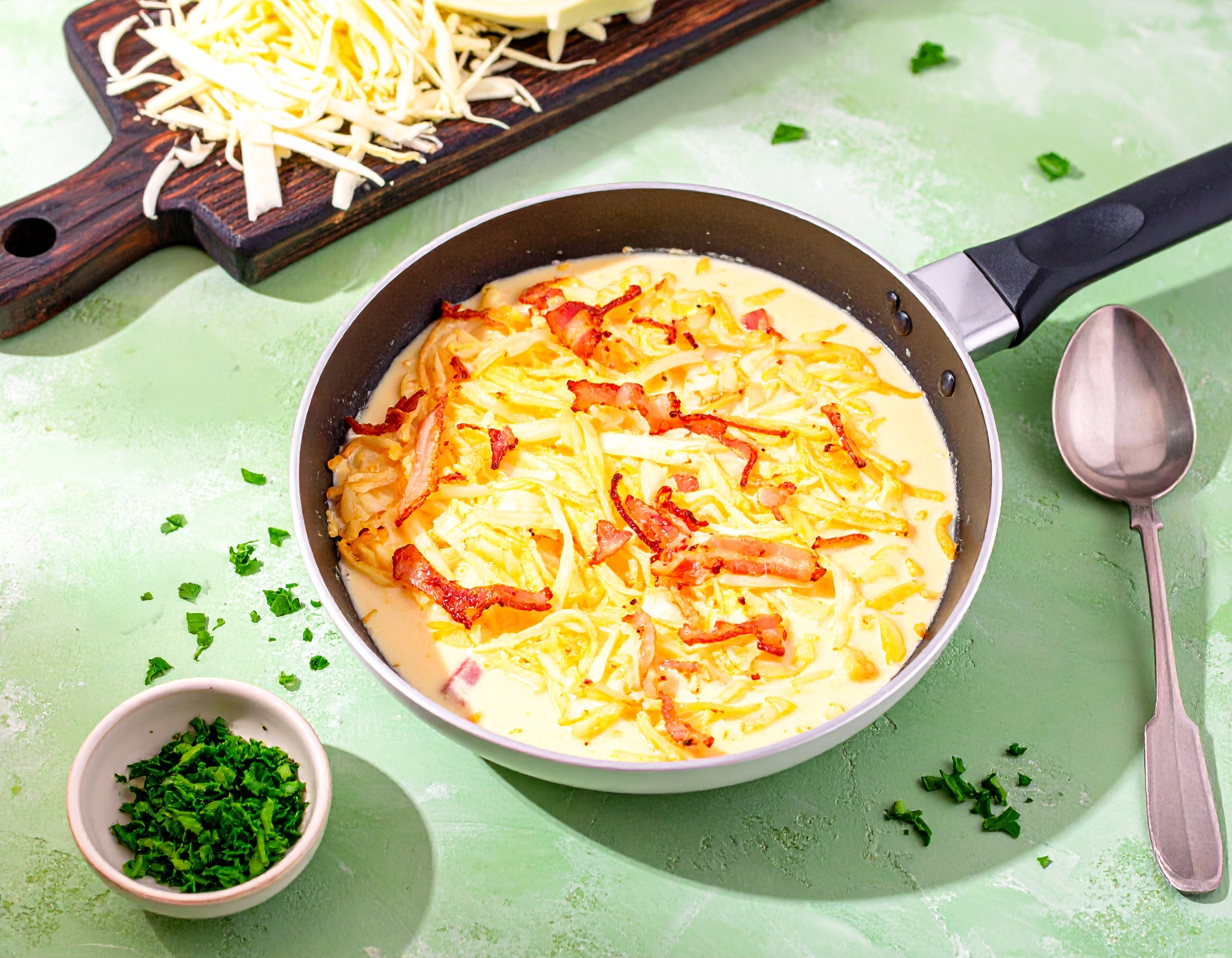 Knorr - Rahm Weißkohl mit Speck 30 Min  recipe