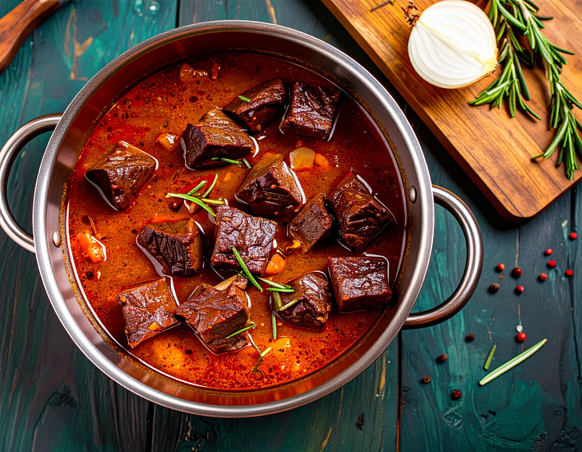 Knorr - Hirschgulasch Rezept 1 H 40 Min  recipe