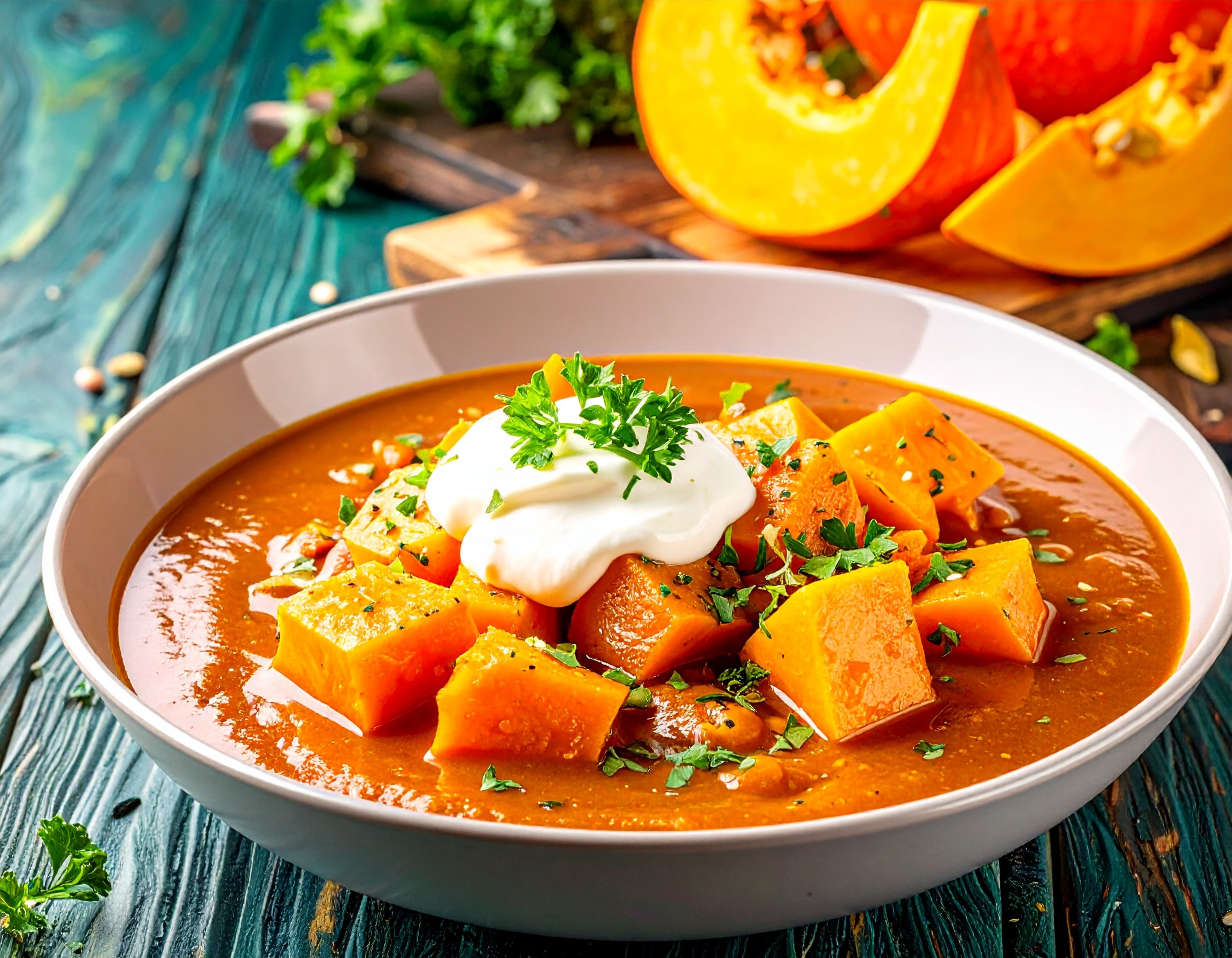 Knorr - Kürbisgulasch 30 Min  recipe