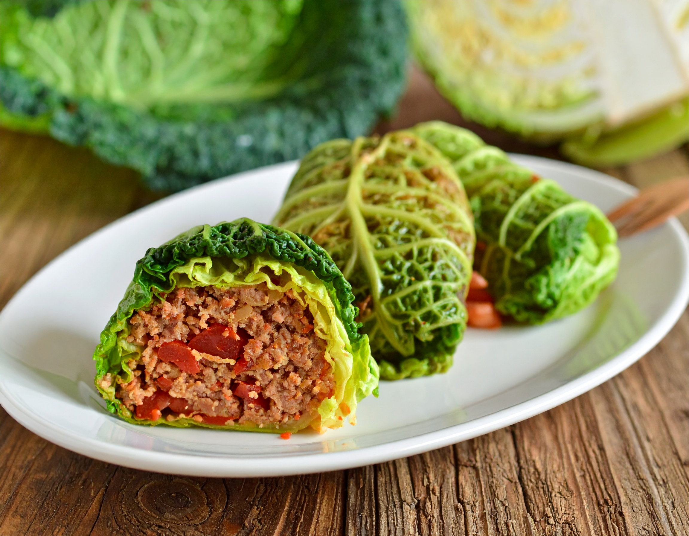 Knorr - Kohlrouladen mit Bolognesefüllung