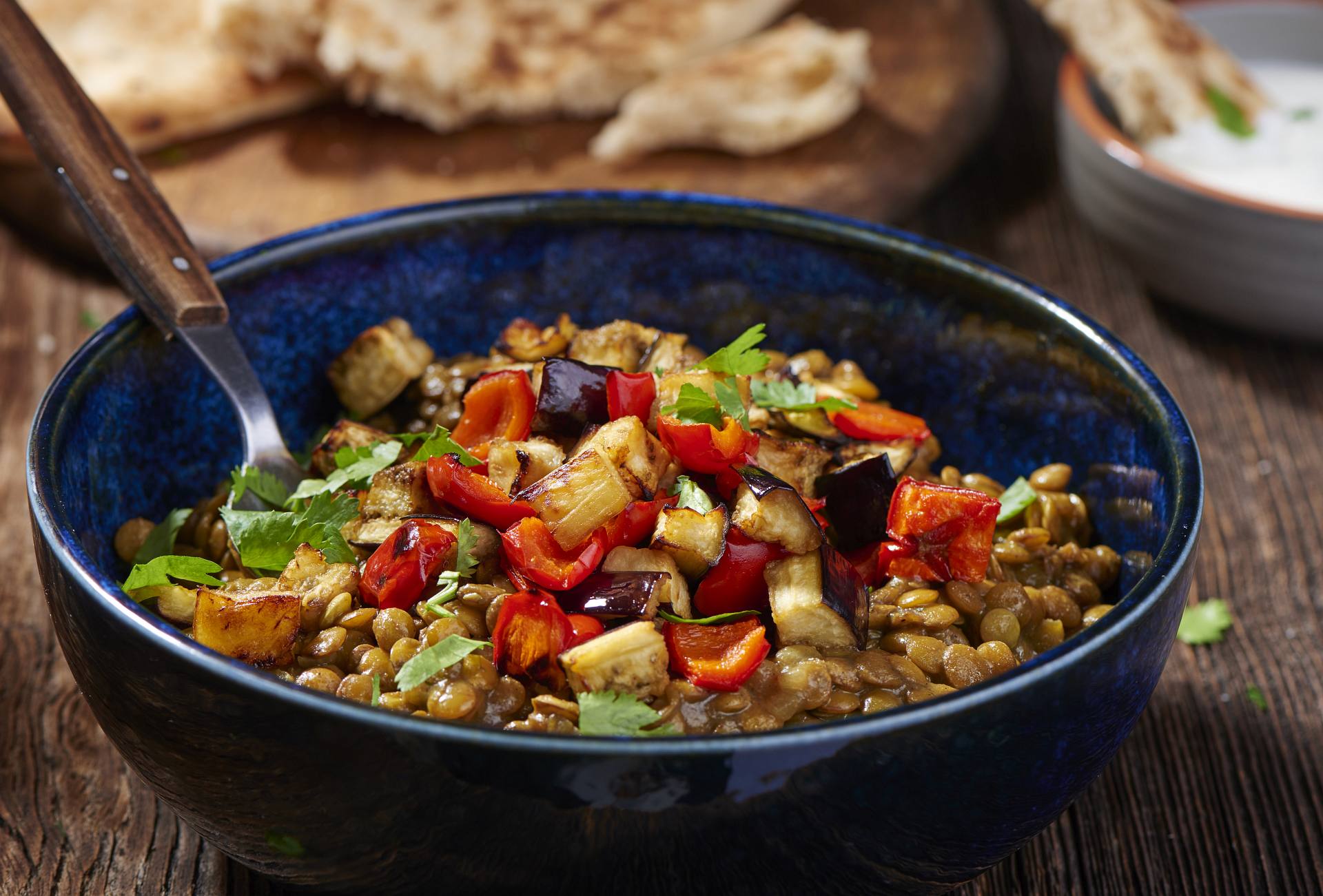 Knorr - Veganes Linsencurry mit Aubergine