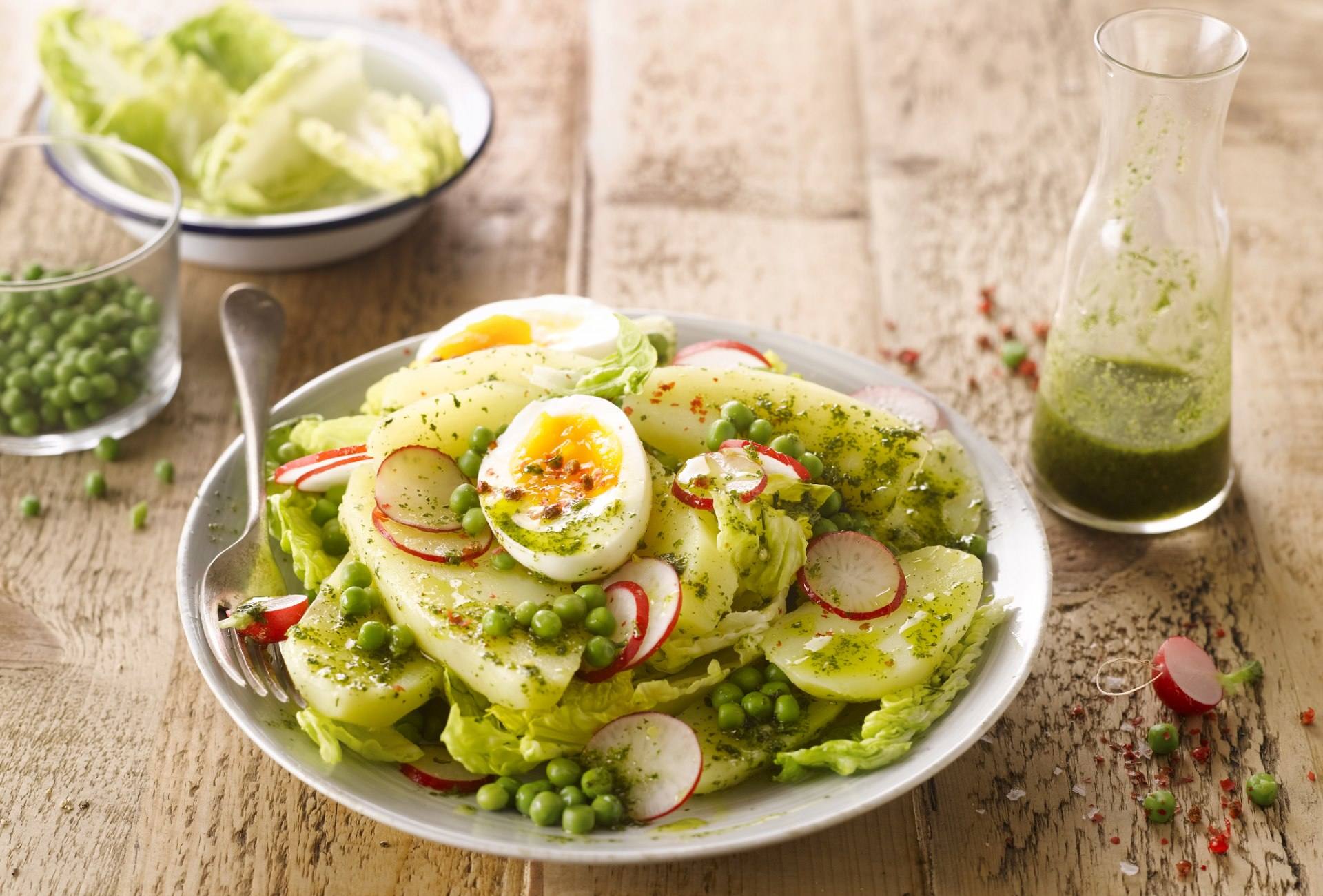 Kartoffelsalat Mit Erbsen Knorr