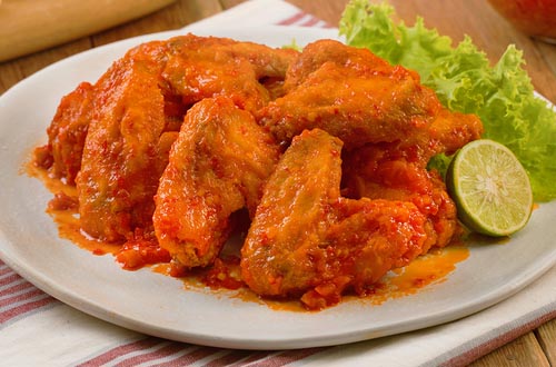 Chicken Wings Saus Padang