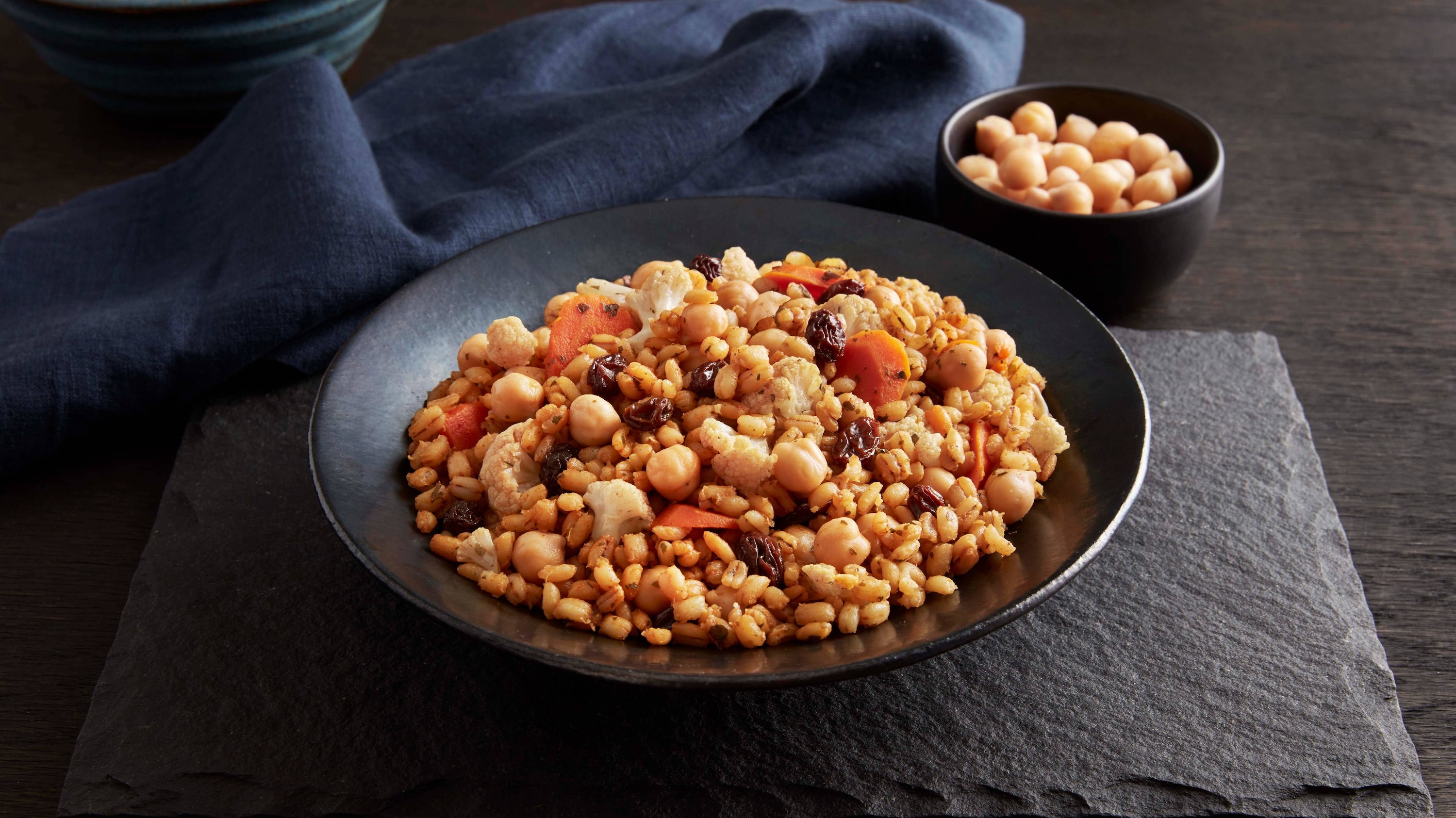Moroccan Chickpeas with Barley