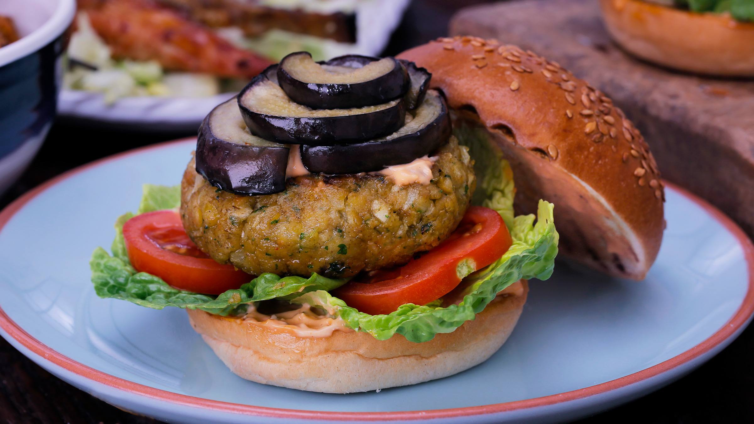 Hamburguesa de Falafel