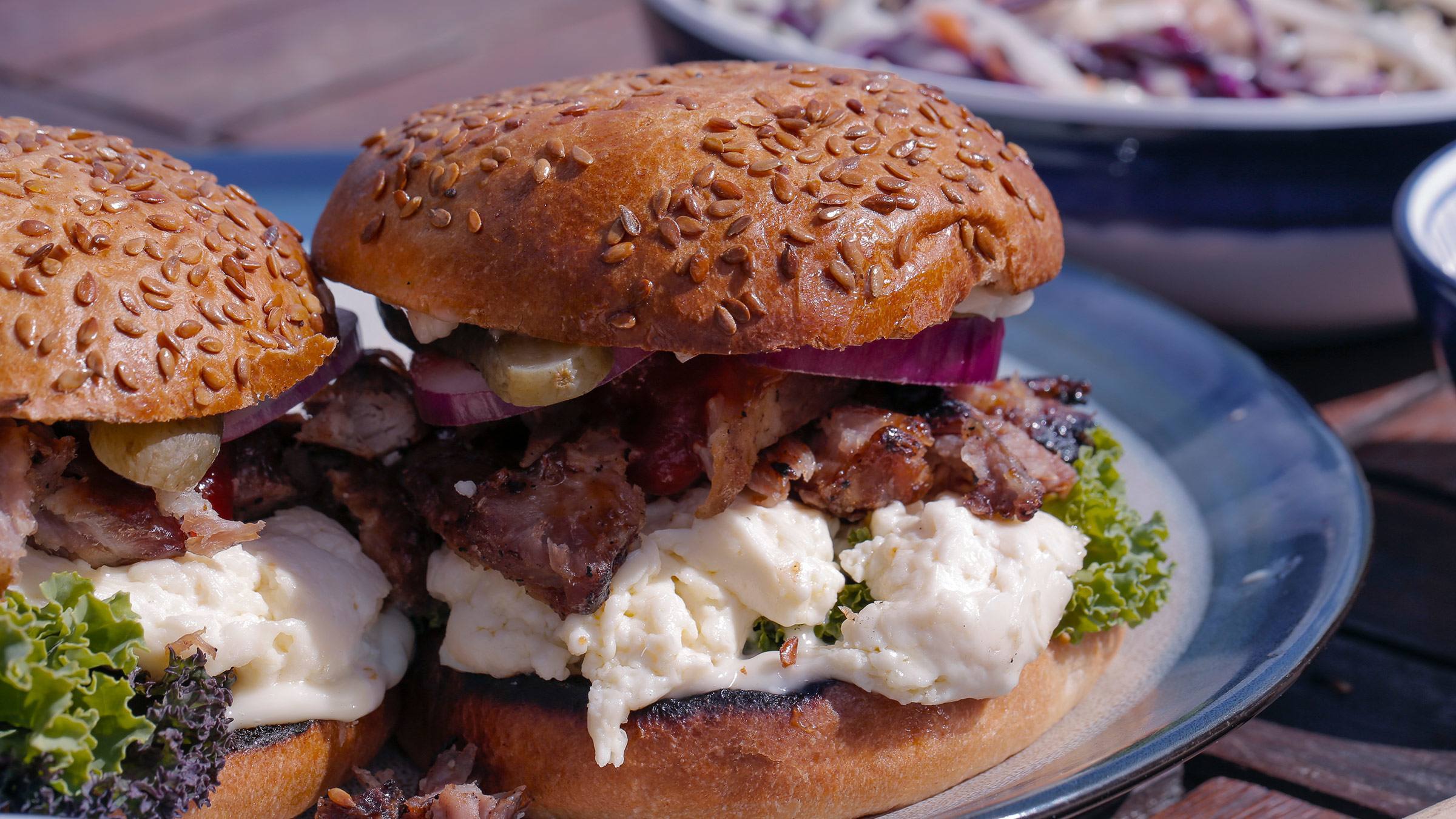 Receta de una rica hamburguesa de costilla 20 Minutos  recipe