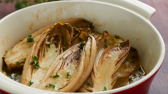 Endivias belgas al horno