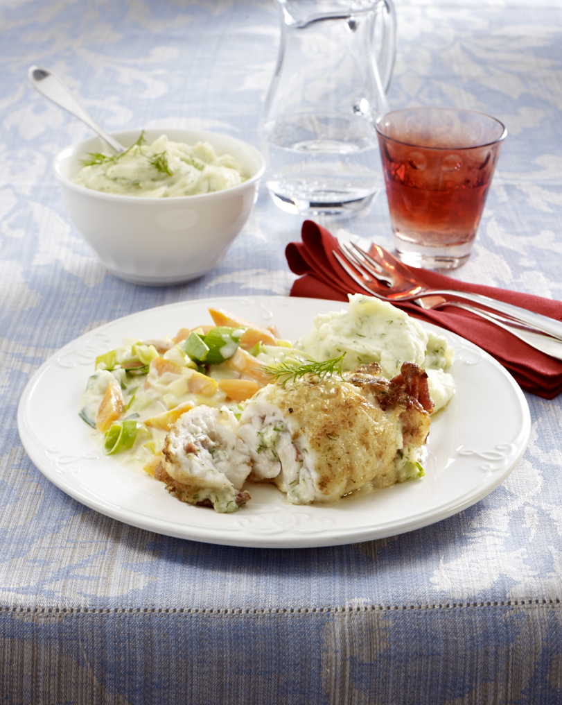 Knorr - Kalbsrouladen mit Käse-Birnen-Nuss-Fülle