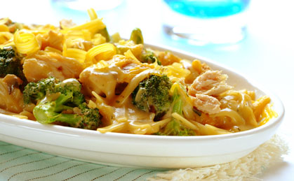 Knorr - Makkaroniauflauf mit Brokkoli und Hühnerfilet