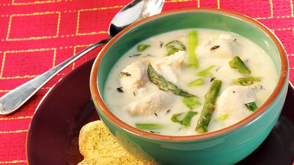 Knorr - Spargelcreme Suppe mit Huhn