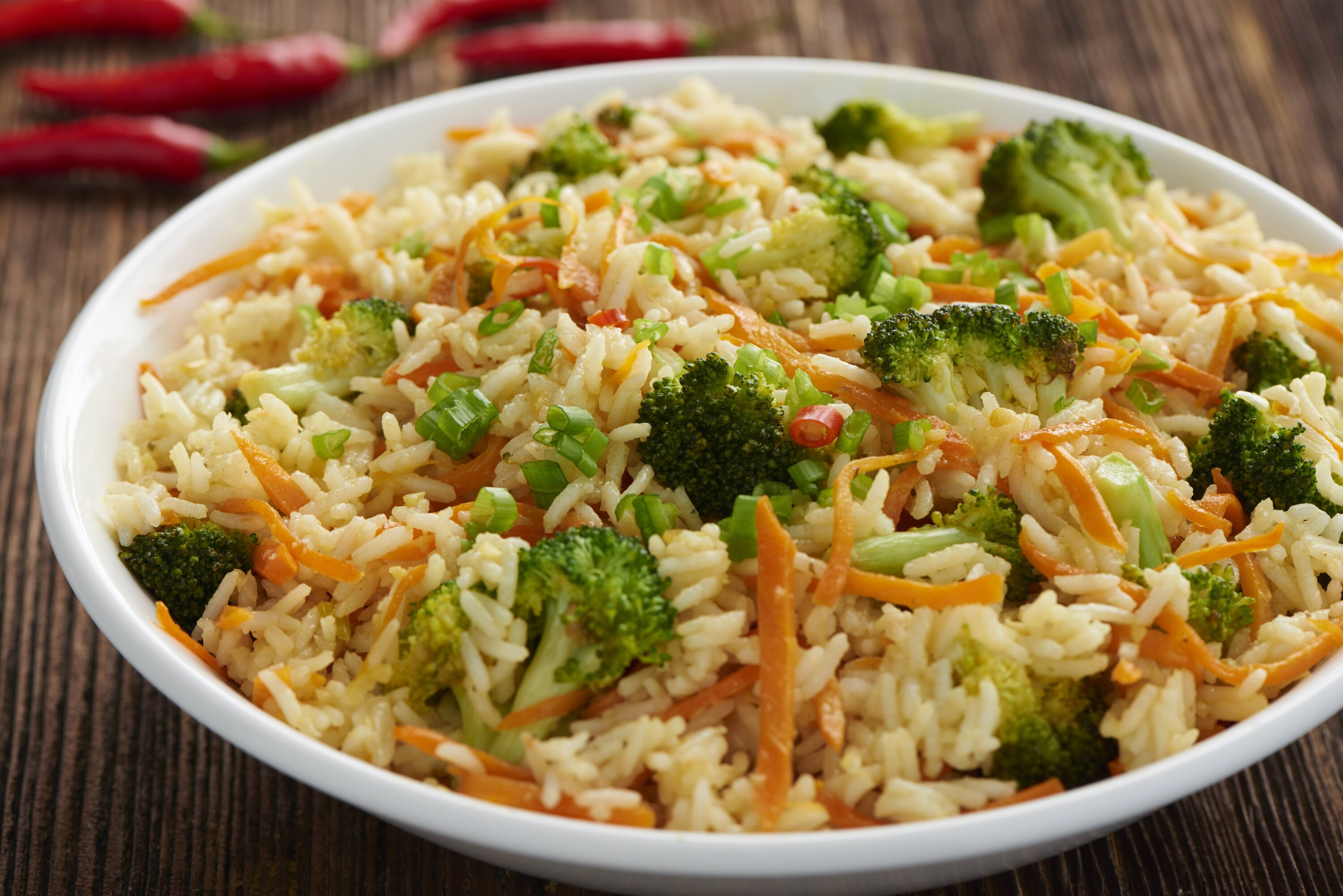 Knorr - Würzige Reispfanne mit Broccoli und Karotten