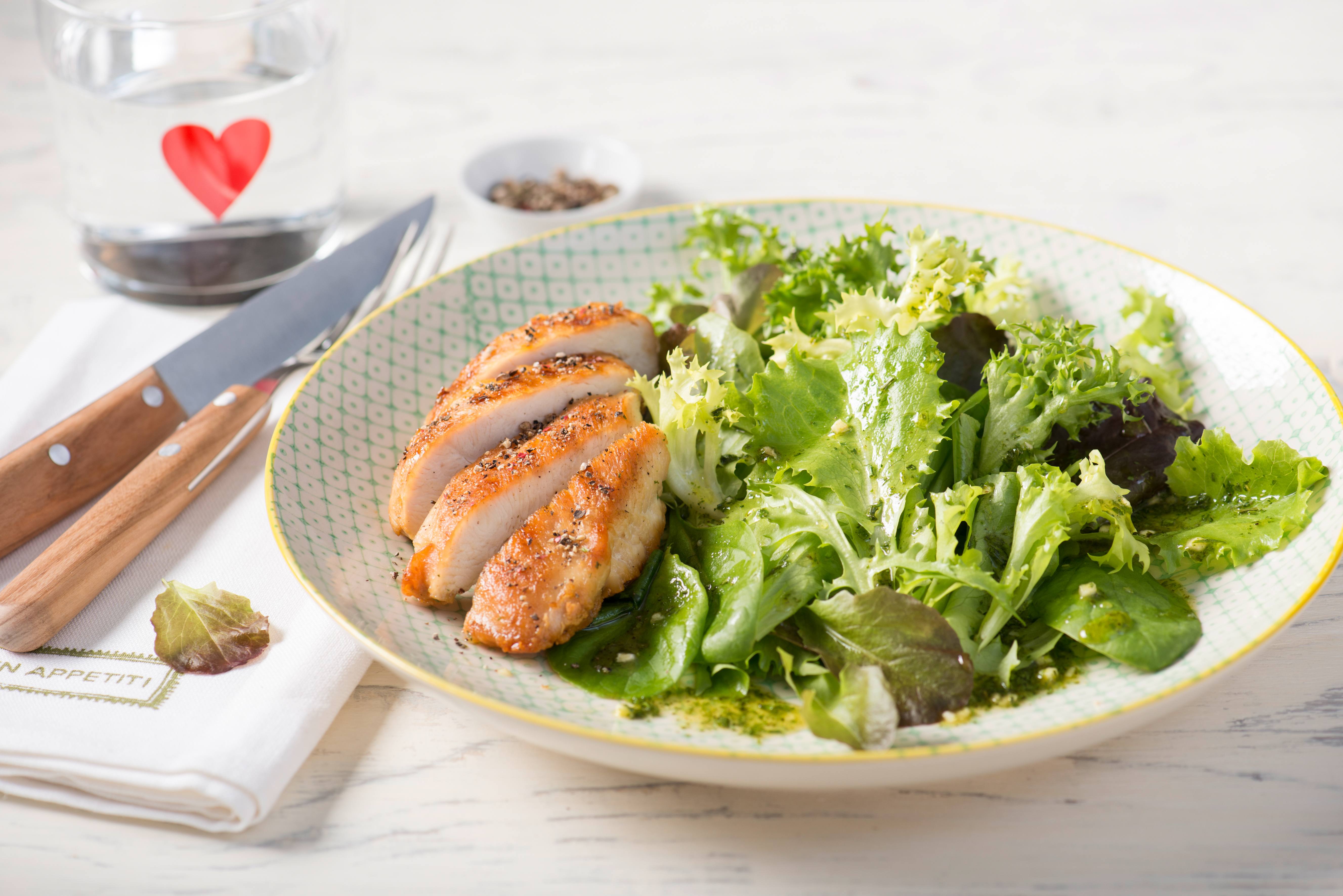 Knorr - Blattsalat mit Hühnerbrust